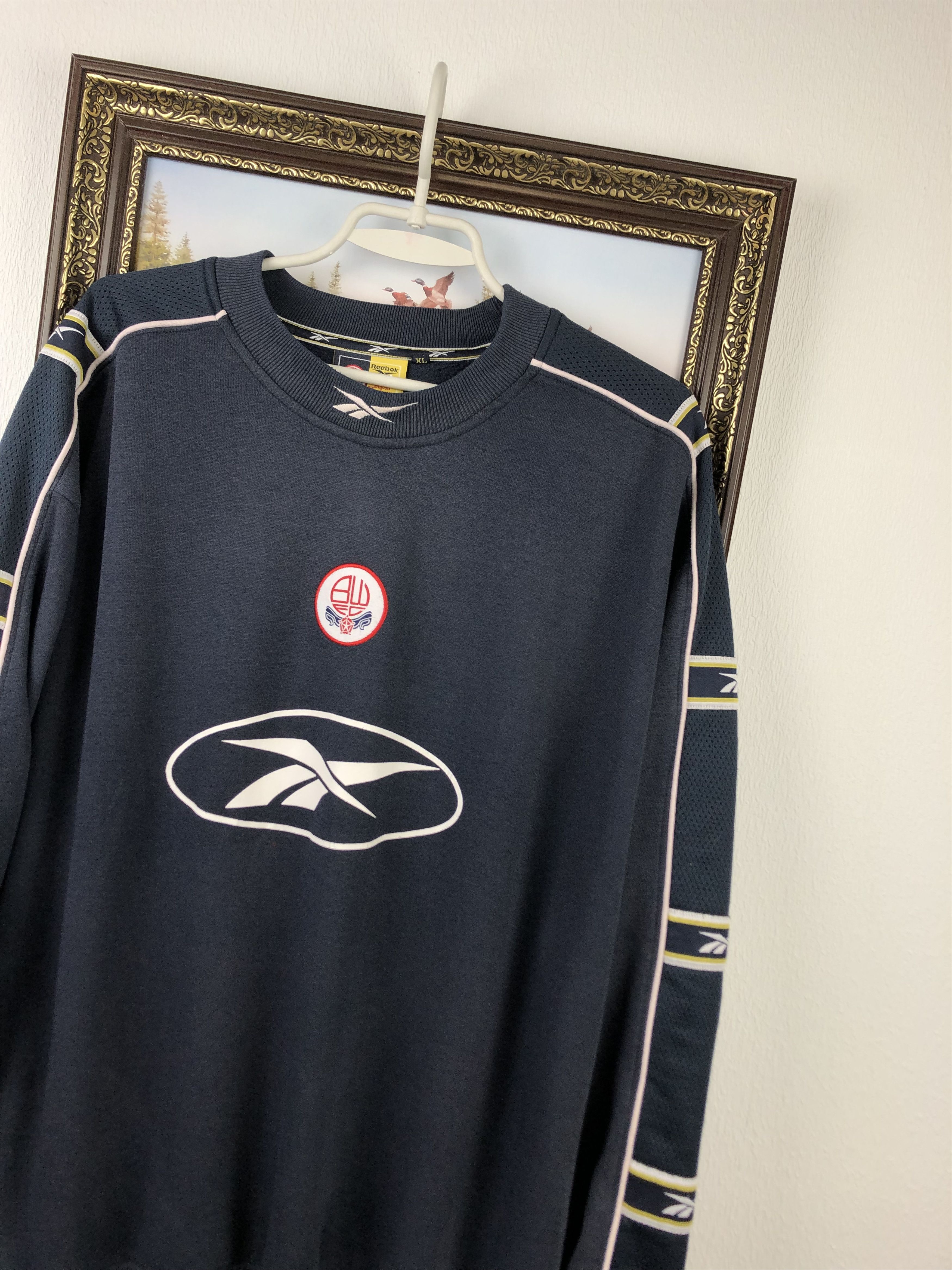 Reebok × Vintage Vintage Bolton Wanderers Sweatshirt Football Soccer Reebok Size US XL / EU 56 / 4 - 4 Thumbnail