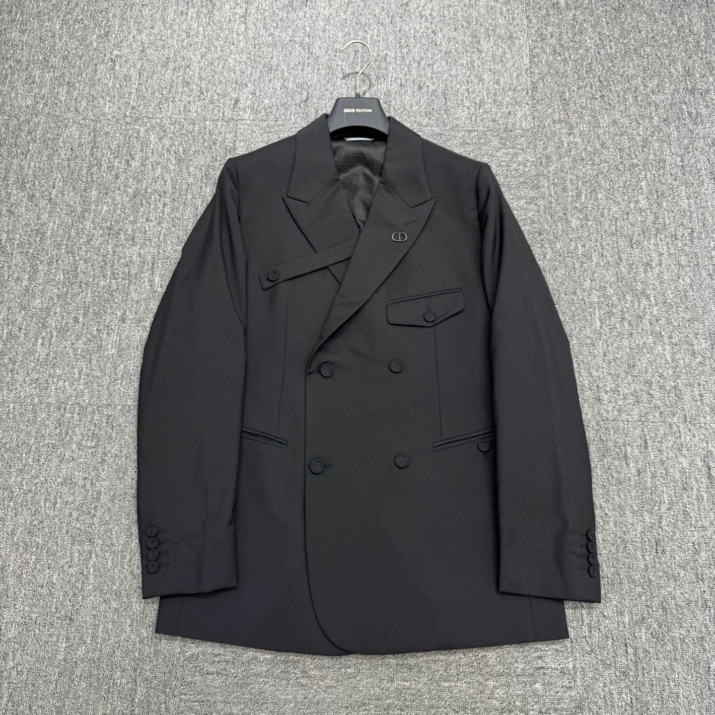 Dior Dior Double-Breasted Wool Suit Jacket Size US L / EU 52-54 / 3 - 1 Thumbnail