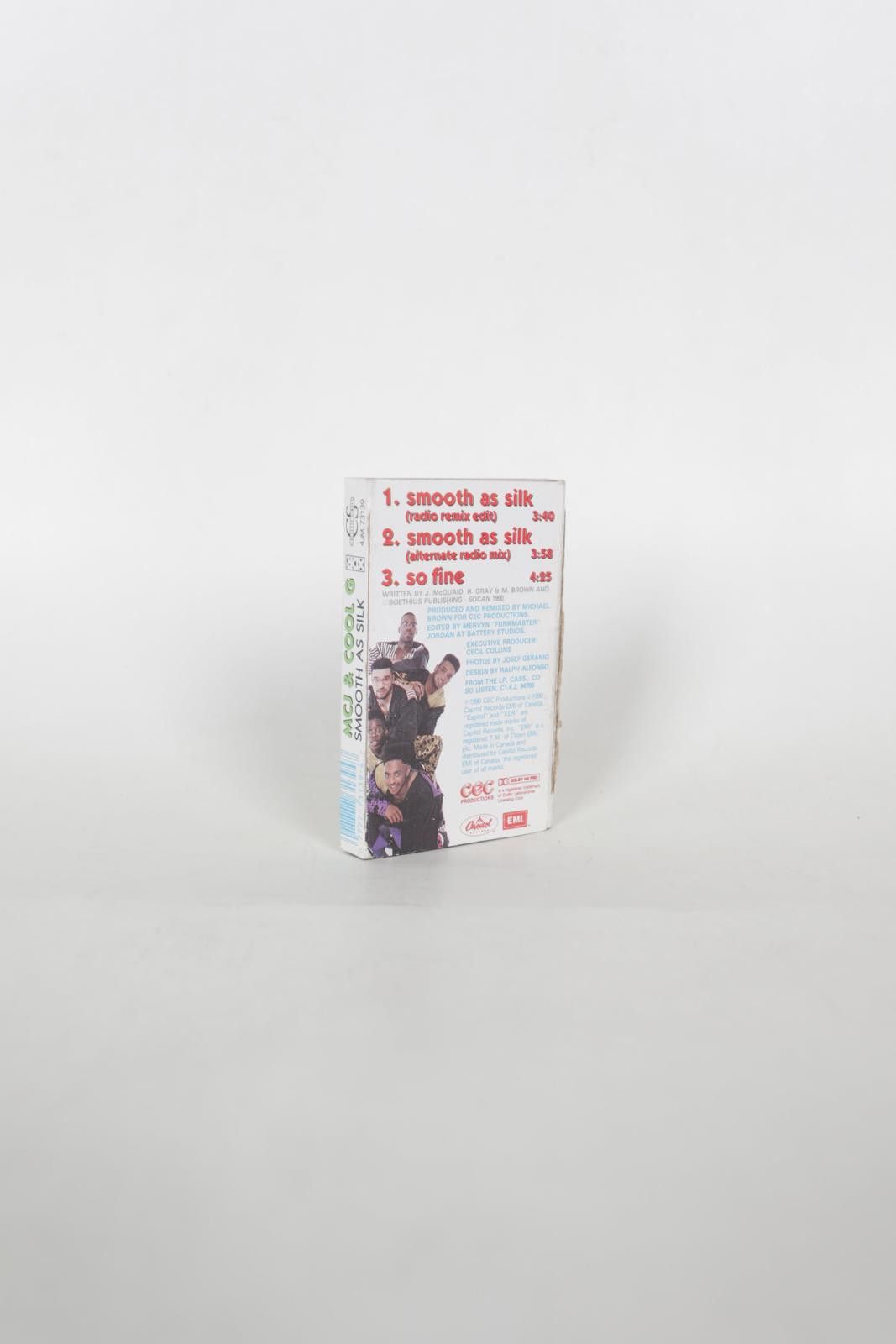 Other 90's Capitol Records MCJ & Cool G Smooth As Silk Cassette Size ONE SIZE - 2 Thumbnail