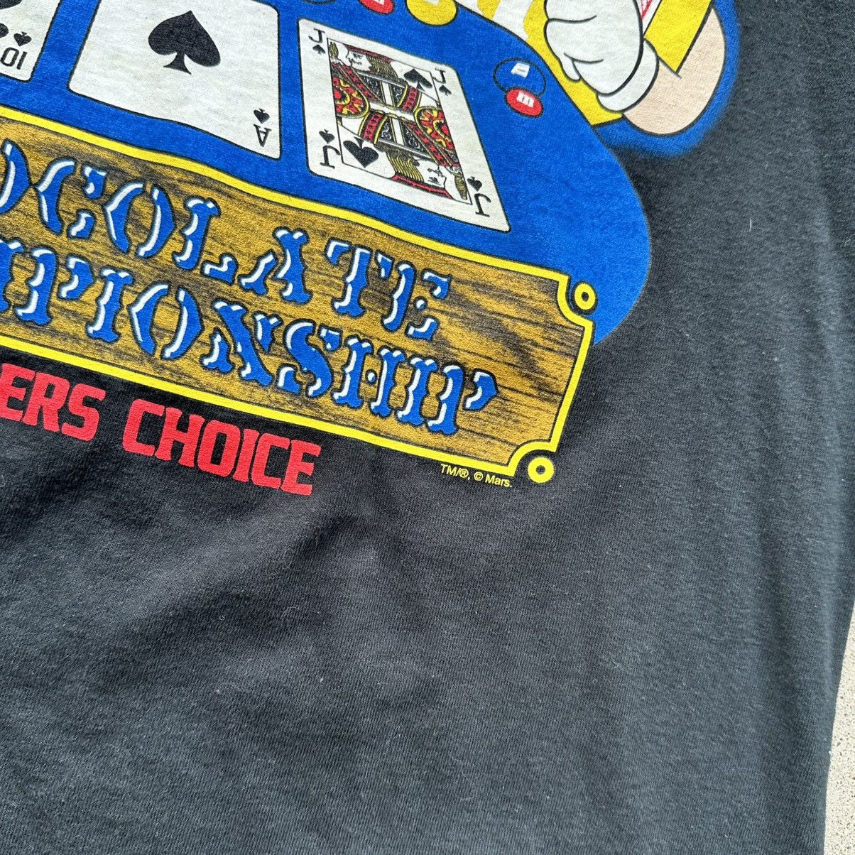 Vintage Vintage M&M’s Tee Shirt Texas Hold Em Funny Y2K Graphic Size US S / EU 44-46 / 1 - 2 Thumbnail