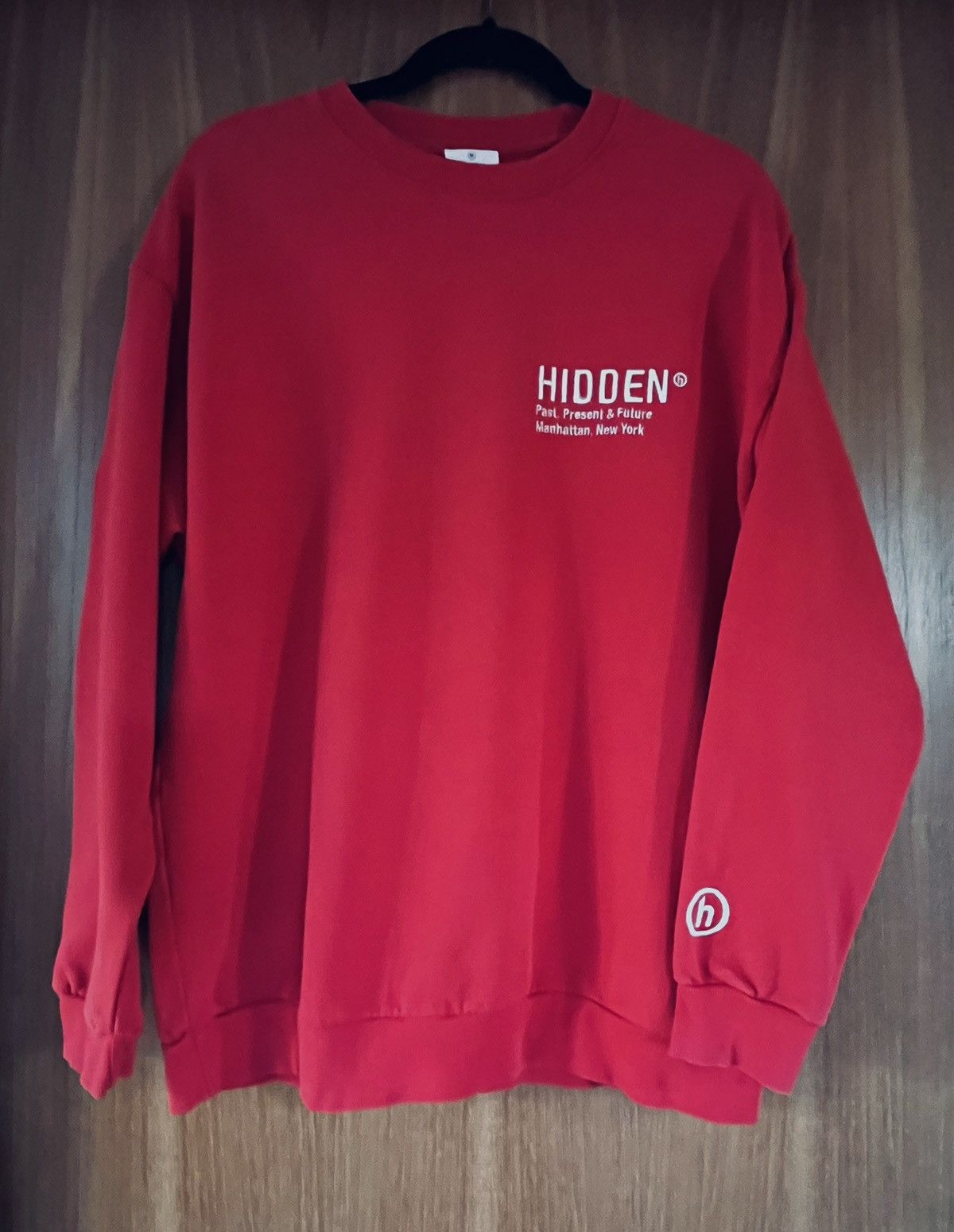 HIDDEN HIDDEN LIMITED DROP RED SWEATSHIRT PPF Size US M / EU 48-50 / 2 - 1 Thumbnail