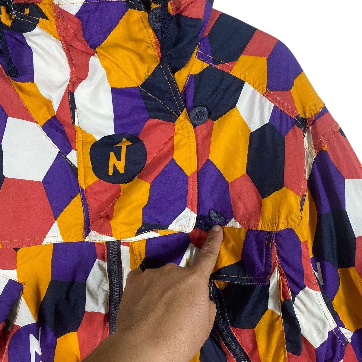 Vintage Vintage Nordica Hoodie Ski Crop Top Jacket Zipper M Size Size M / US 6-8 / IT 42-44 - 6 Thumbnail