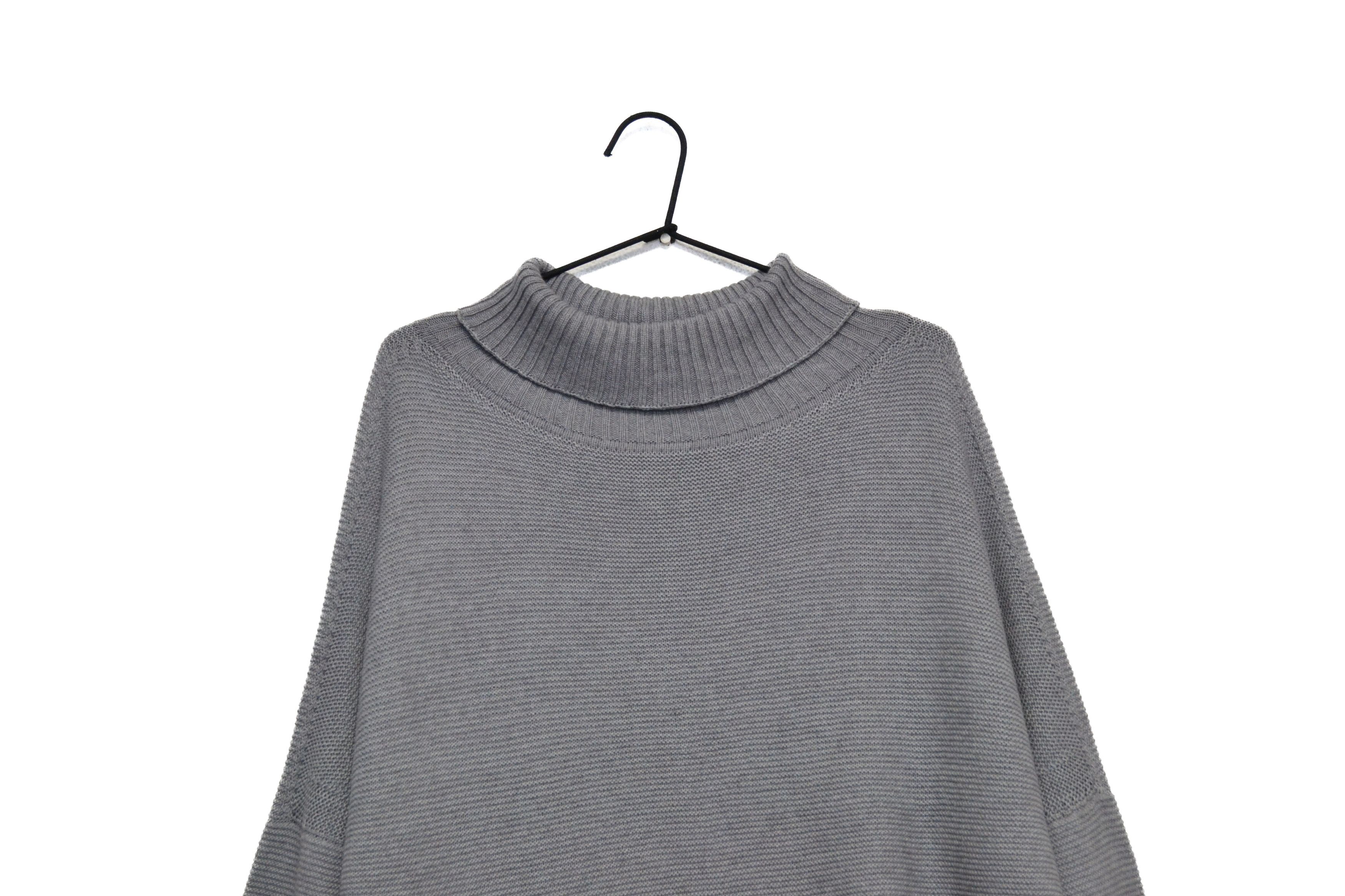 Cop Copine Cop Copine Asymmetrical Turtle Neck Wool Cotton Toki Sweater Size S / US 4 / IT 40 - 3 Thumbnail