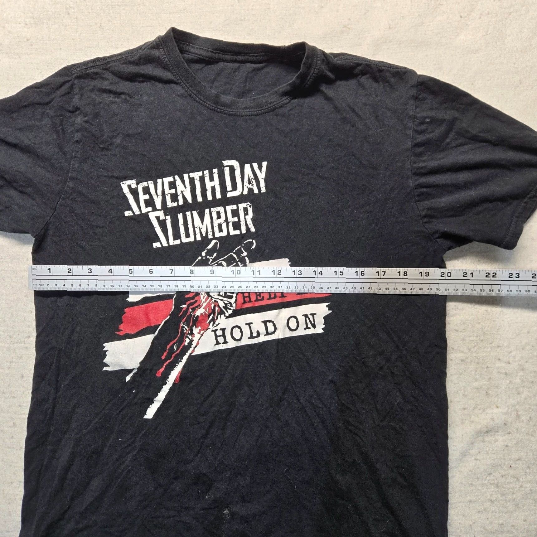 Vintage Seventh Day Slumber Tee Shirt Black Adult XL Shirt Men XL Black T-Shirt Band Merch 2000s Concert? Size US XL / EU 56 / 4 - 3 Thumbnail