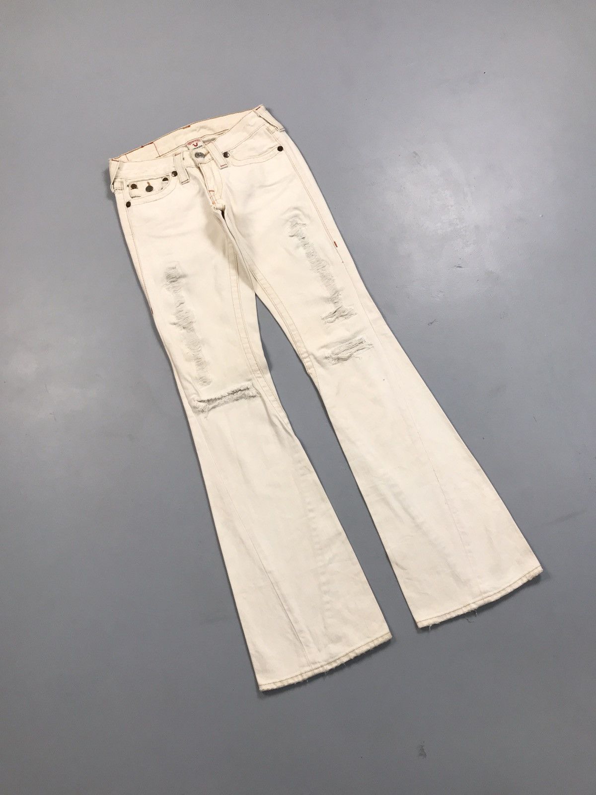 Vintage Rare vintage womens bootcut denim pants Size 26" / US 2 / IT 38 - 2 Thumbnail