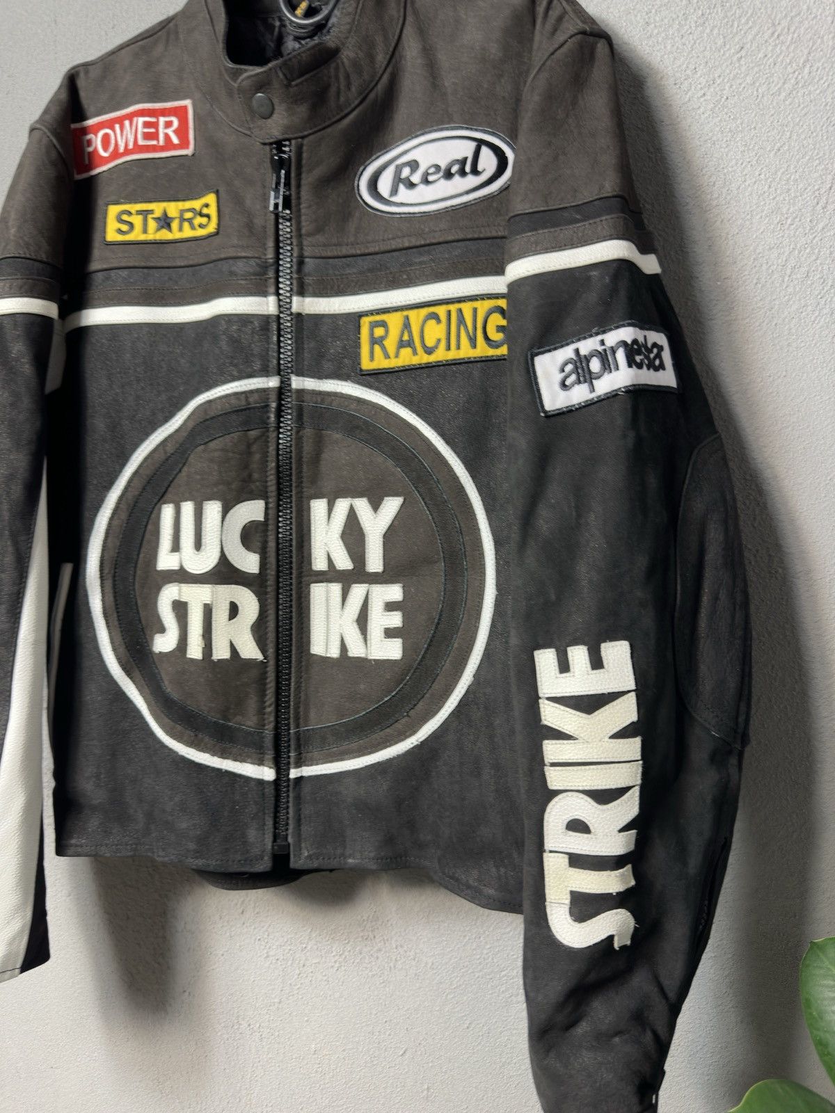 Vintage Vintage Lucky strike 90s Leather Jacket Size US XS / EU 42 / 0 - 2 Thumbnail