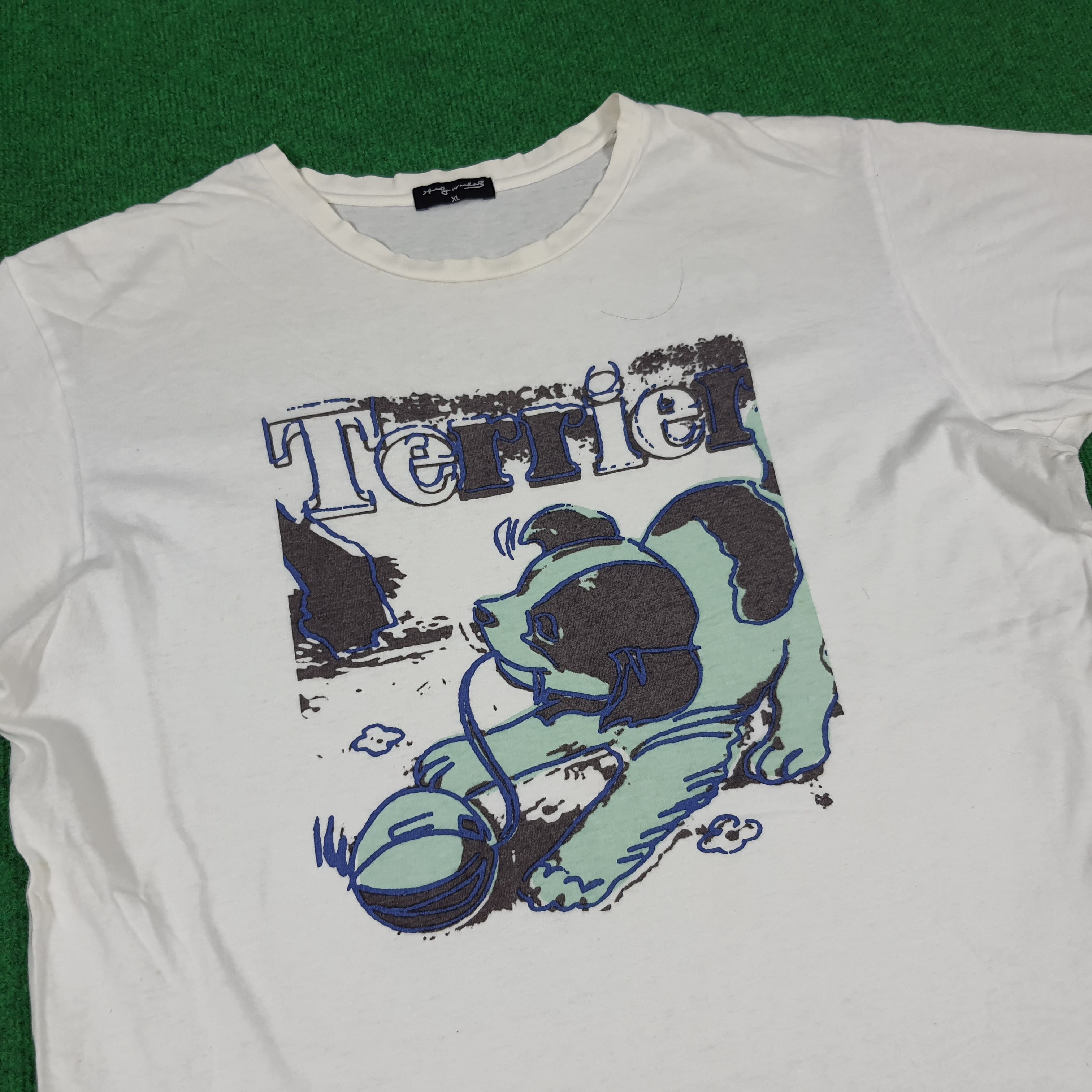 Andy Warhol × Vintage Vintage Andy Warhol Terrier Art T-shirt Size US XL / EU 56 / 4 - 2 Thumbnail