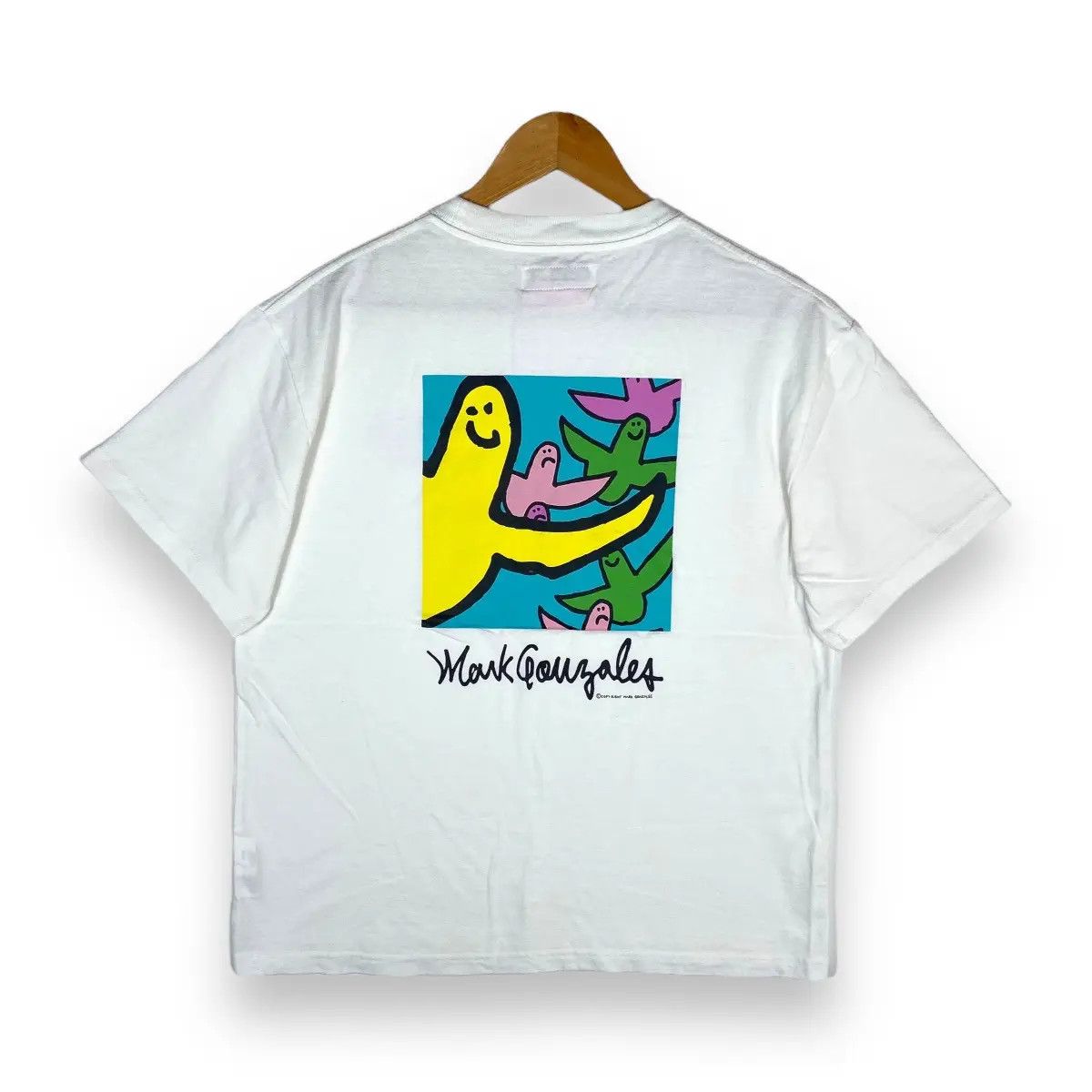 Japanese Brand MARK GONZALES Street Artist Skater Pop Art Graphic Logo Tee Size US M / EU 48-50 / 2 - 1 Thumbnail