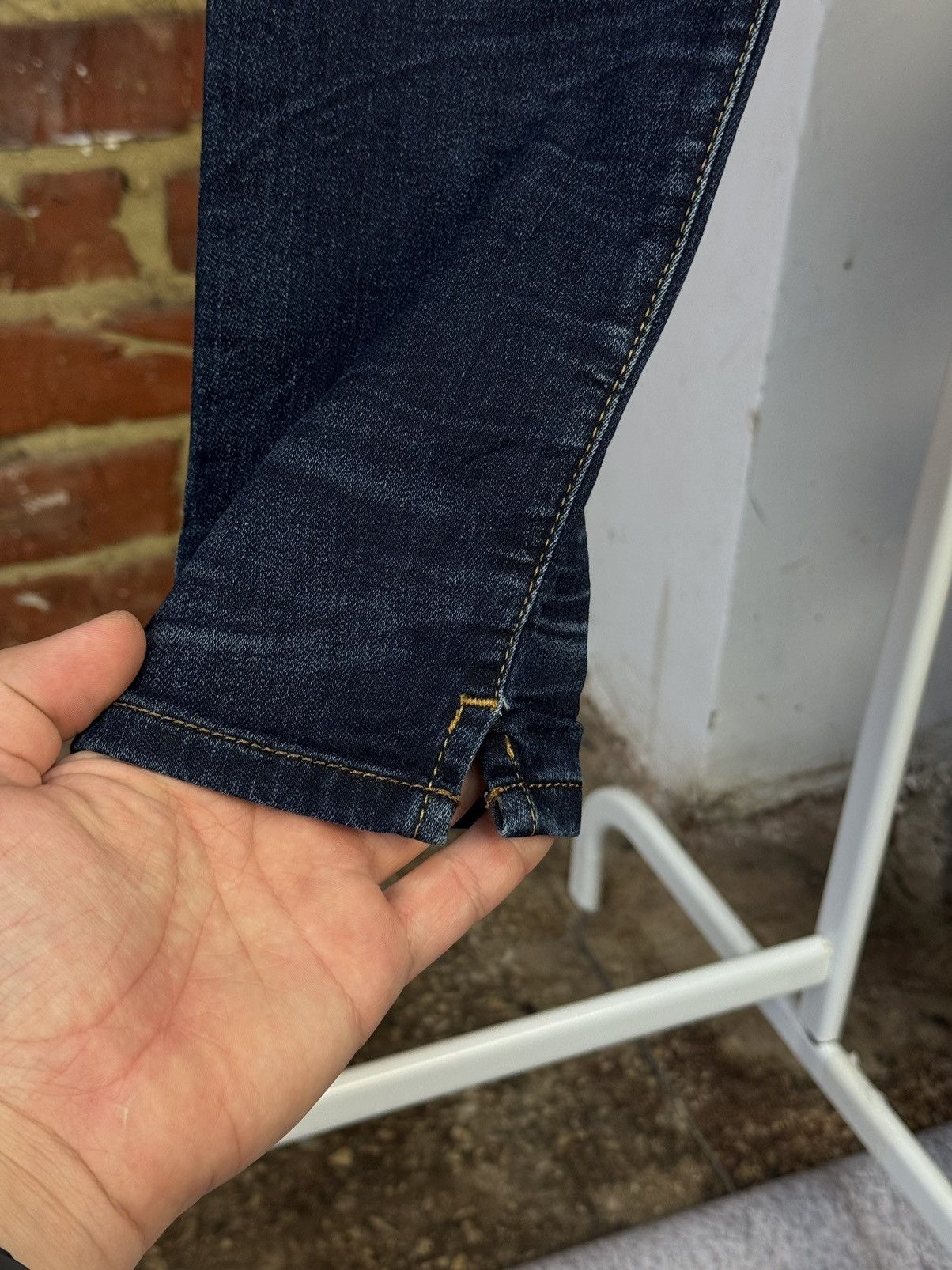 Diesel DIESEL Grupee 00S1EF Denim Sweat Pants Skinny Jogg Jeans Size 23" - 8 Thumbnail