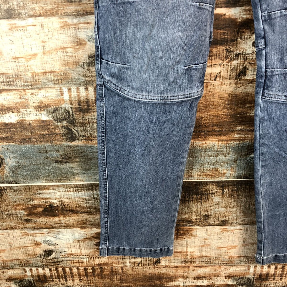 Japanese Brand Tora japan vintage ripped Blue Denim Pants #A2159 Size US 32 / EU 48 - 9 Thumbnail
