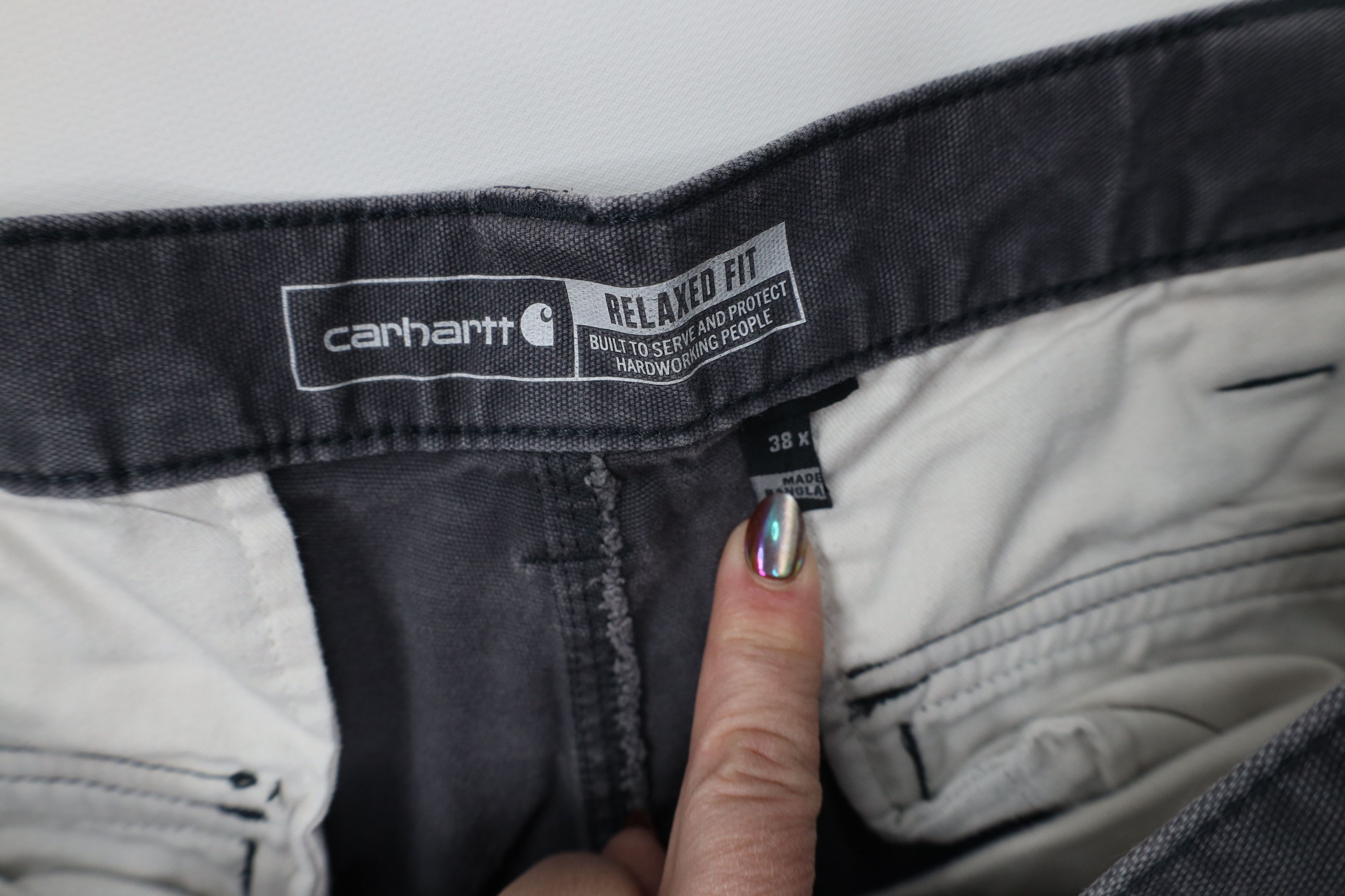 Carhartt Vintage Carhartt Relaxed Canvas Wide Leg Cargo Pants Gray Size US 38 / EU 54 - 9 Thumbnail