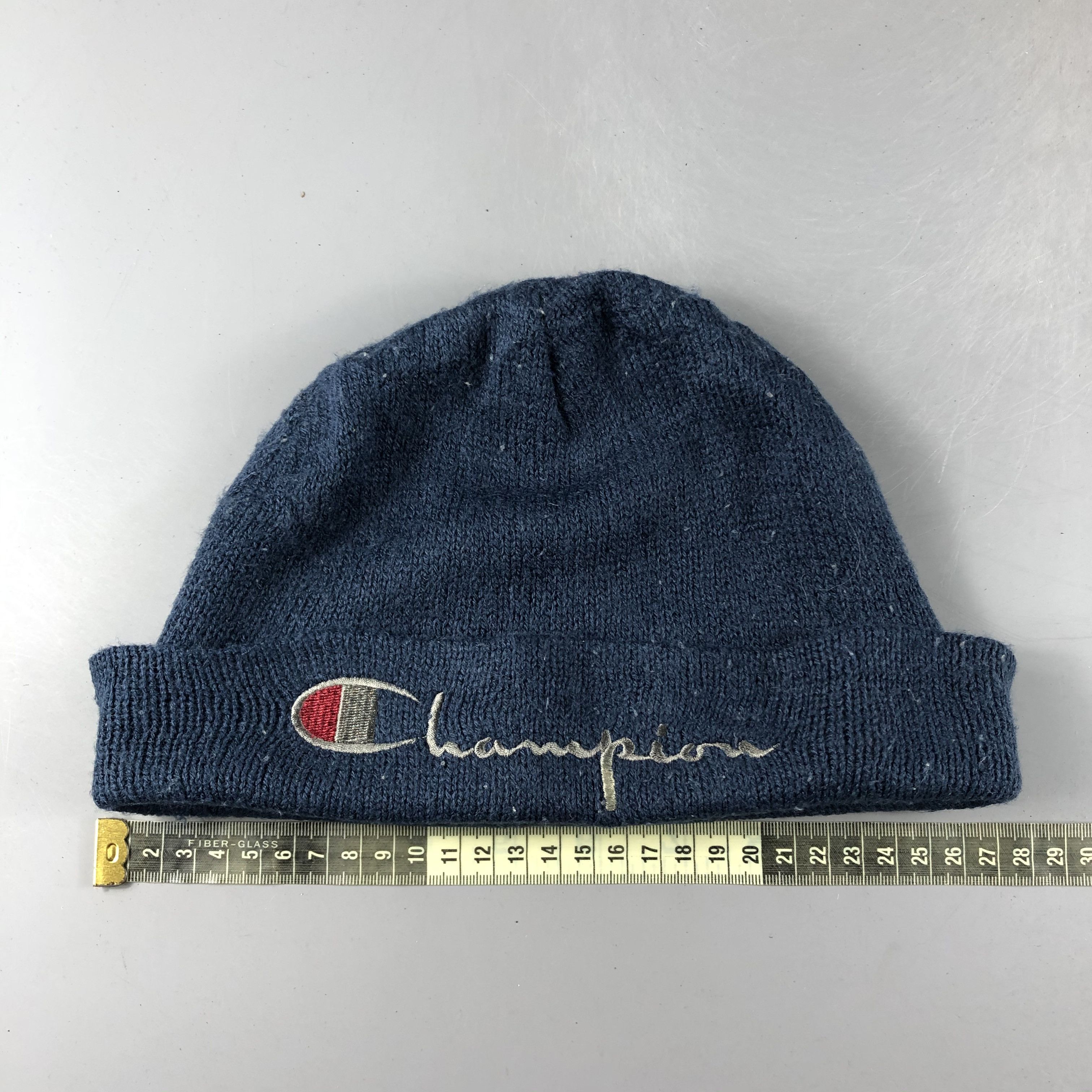 Champion × Vintage Champion Spellout Beanie Snow Hat Snow Cap -D775 Size ONE SIZE - 3 Thumbnail
