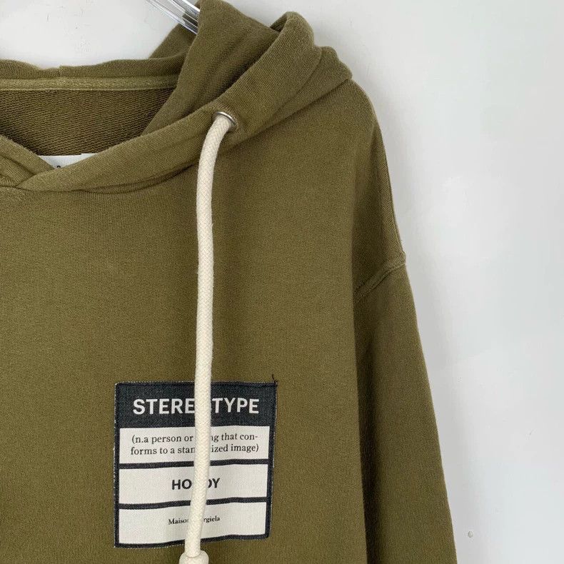 Maison Margiela Maison Margiela Olive green letter patch hooded cotton long Size US M / EU 48-50 / 2 - 3 Thumbnail