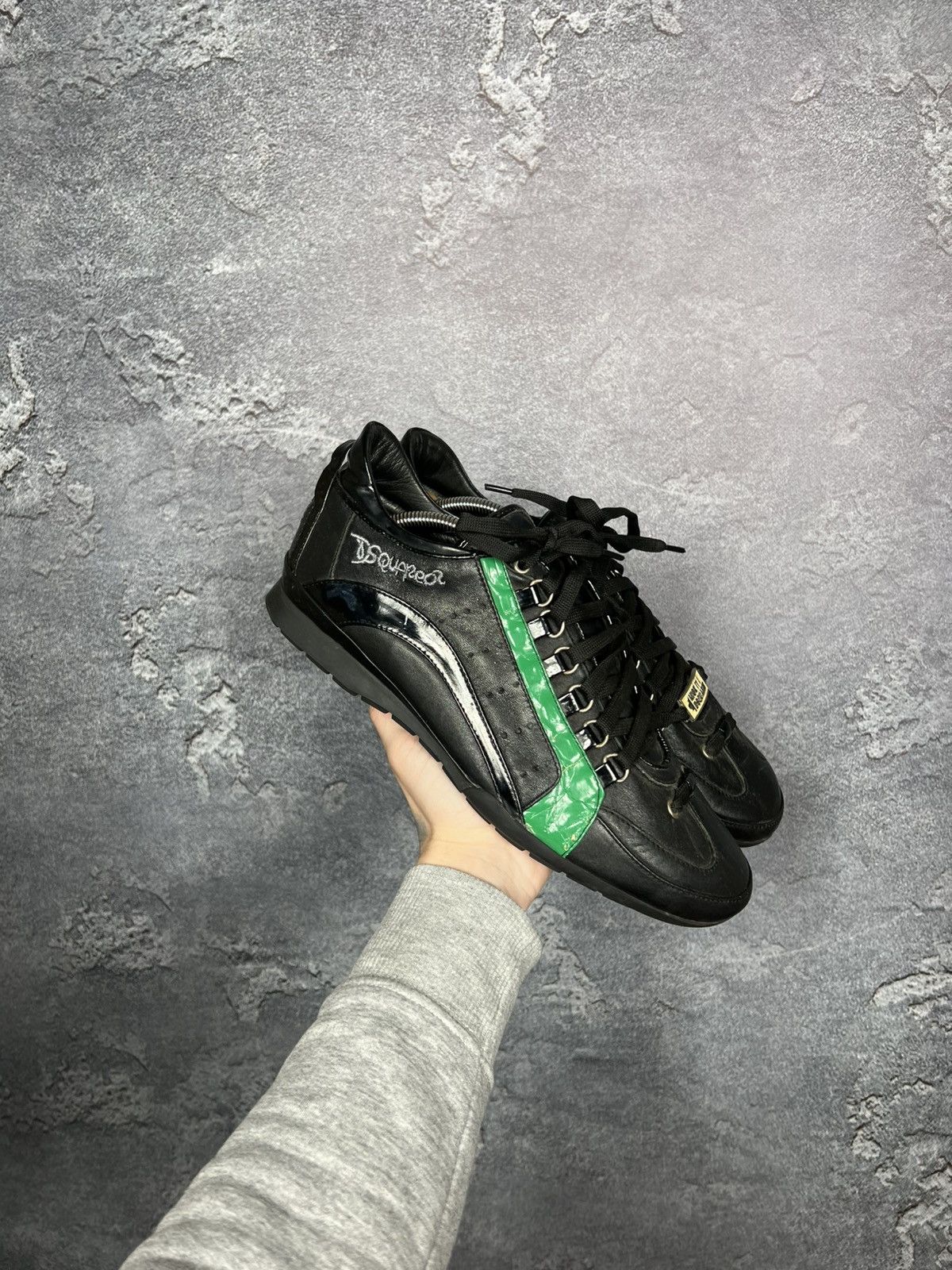 Dsquared2 Hype Dsquared2 Kick It Leather Y2k Low Top Sneakers Size US 11 / EU 44 - 1 Thumbnail