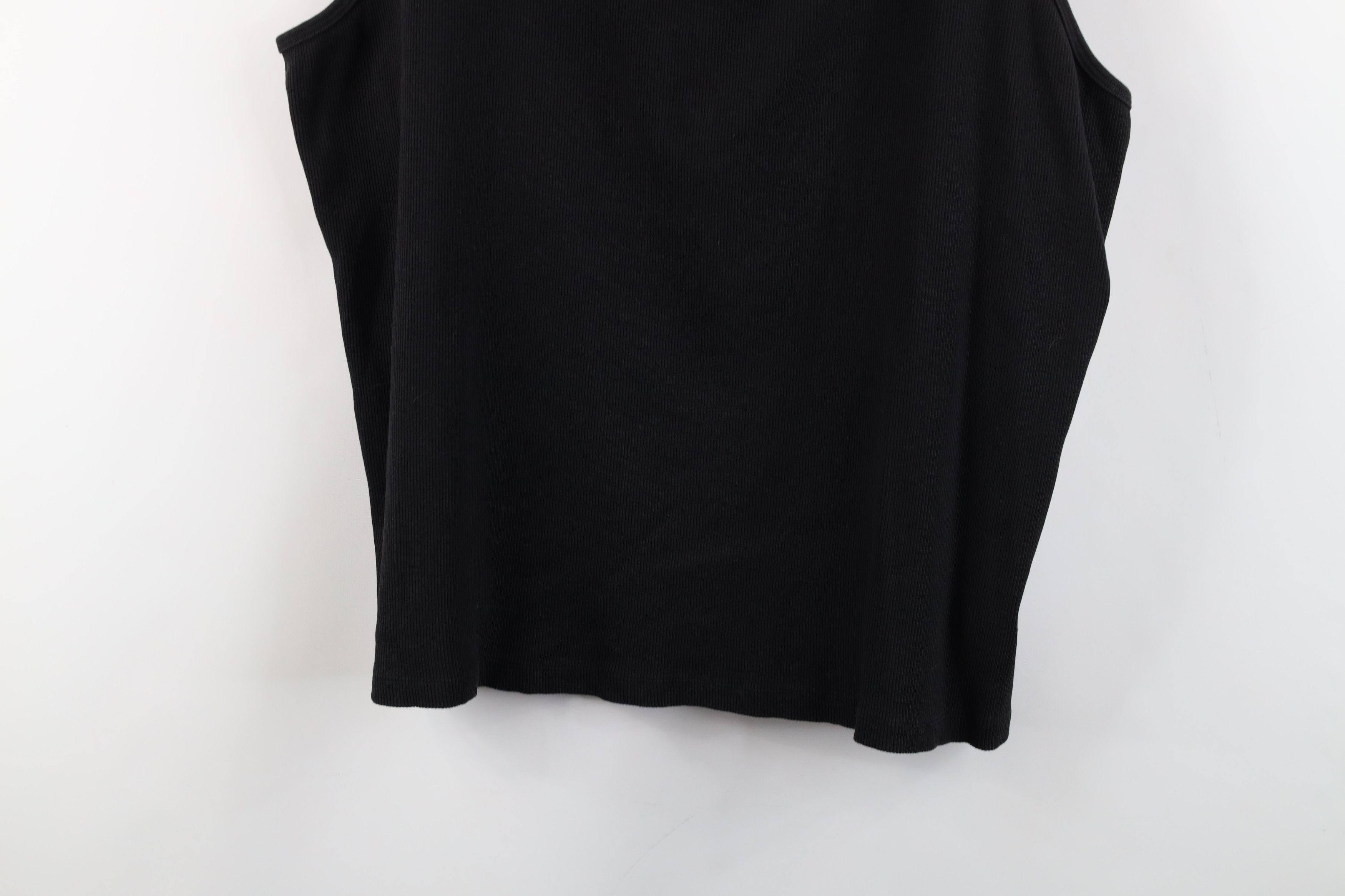 Ralph Lauren × Vintage Vintage 90s Ralph Lauren Knit Tank Top T-Shirt Black USA Size 3XL / US 20-22 - 3 Thumbnail
