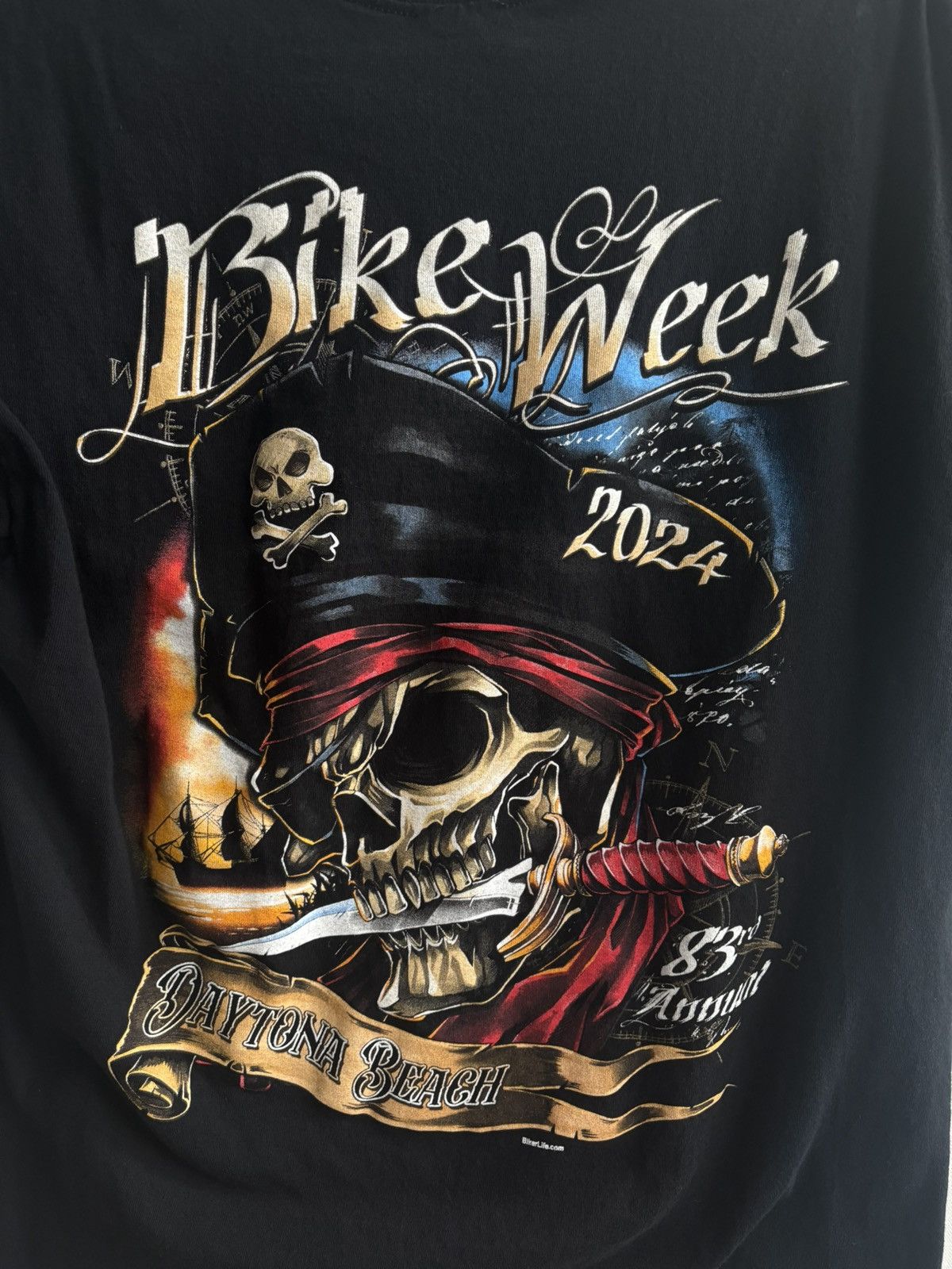 Harley Davidson Streetwear Hype Harley Davidson Daytona Skull T-shirt Size US L / EU 52-54 / 3 - 6 Thumbnail
