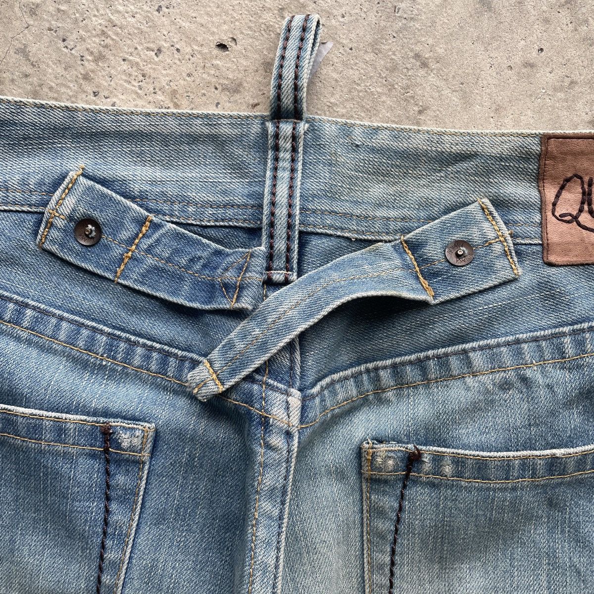 Japanese Brand Vintage Japan Rusty BAGGY Jeans Distressed Faded Denim Pants Size US 34 / EU 50 - 11 Thumbnail