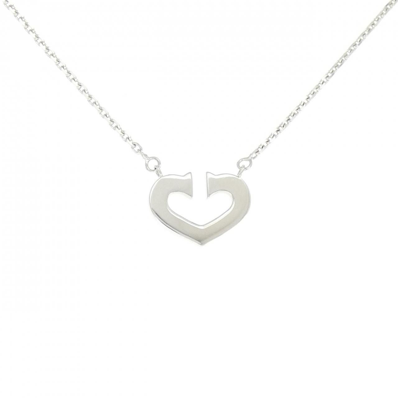 Cartier Cartier Cartier C Heart 750 White Gold Necklace Precious Metal Necklace CRB7008100 DUTY FREE for USA Size ONE SIZE - 1 Thumbnail