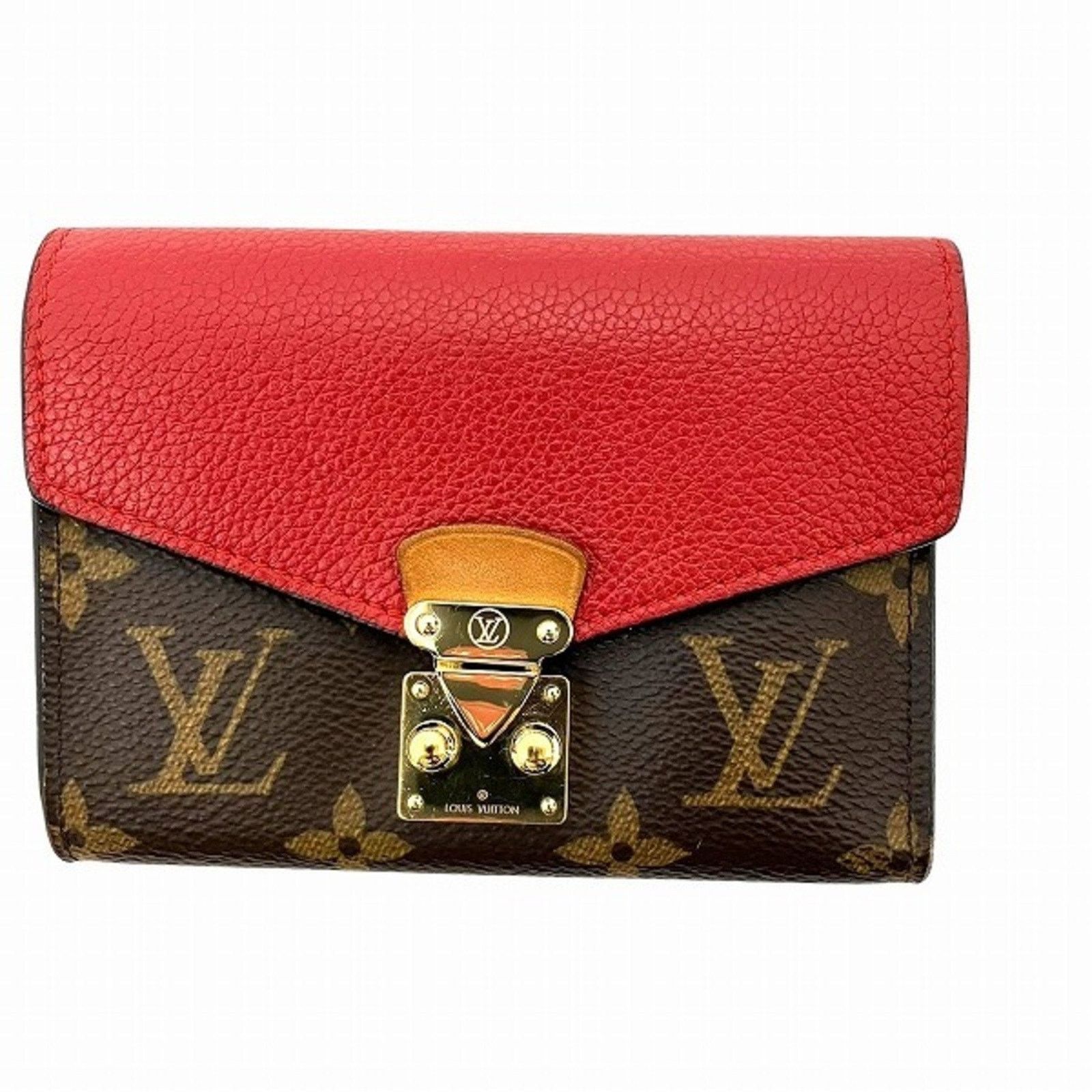 Louis Vuitton Victorine Wallet Monogram Red