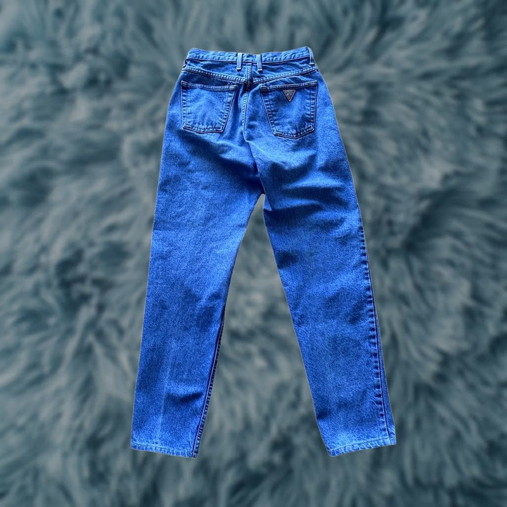 Guess VINTAGE GUESS Denim Jeans 80s Size 30 Blue In USA 1980s Mens Boys Size 29" - 1 Thumbnail