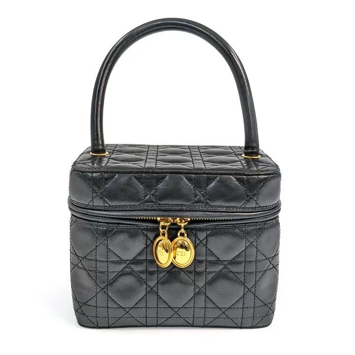 Dior Christian Dior Cannage Quilted Vanity Bag Size ONE SIZE - 1 Thumbnail