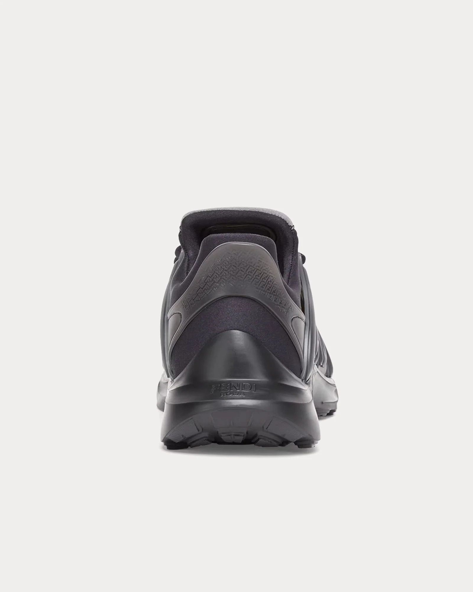 Fendi o1w1db10725 7E1667 Fendi Tag Low-Top Sneakers in Black/Grey Size US 11 / EU 44 - 3 Thumbnail