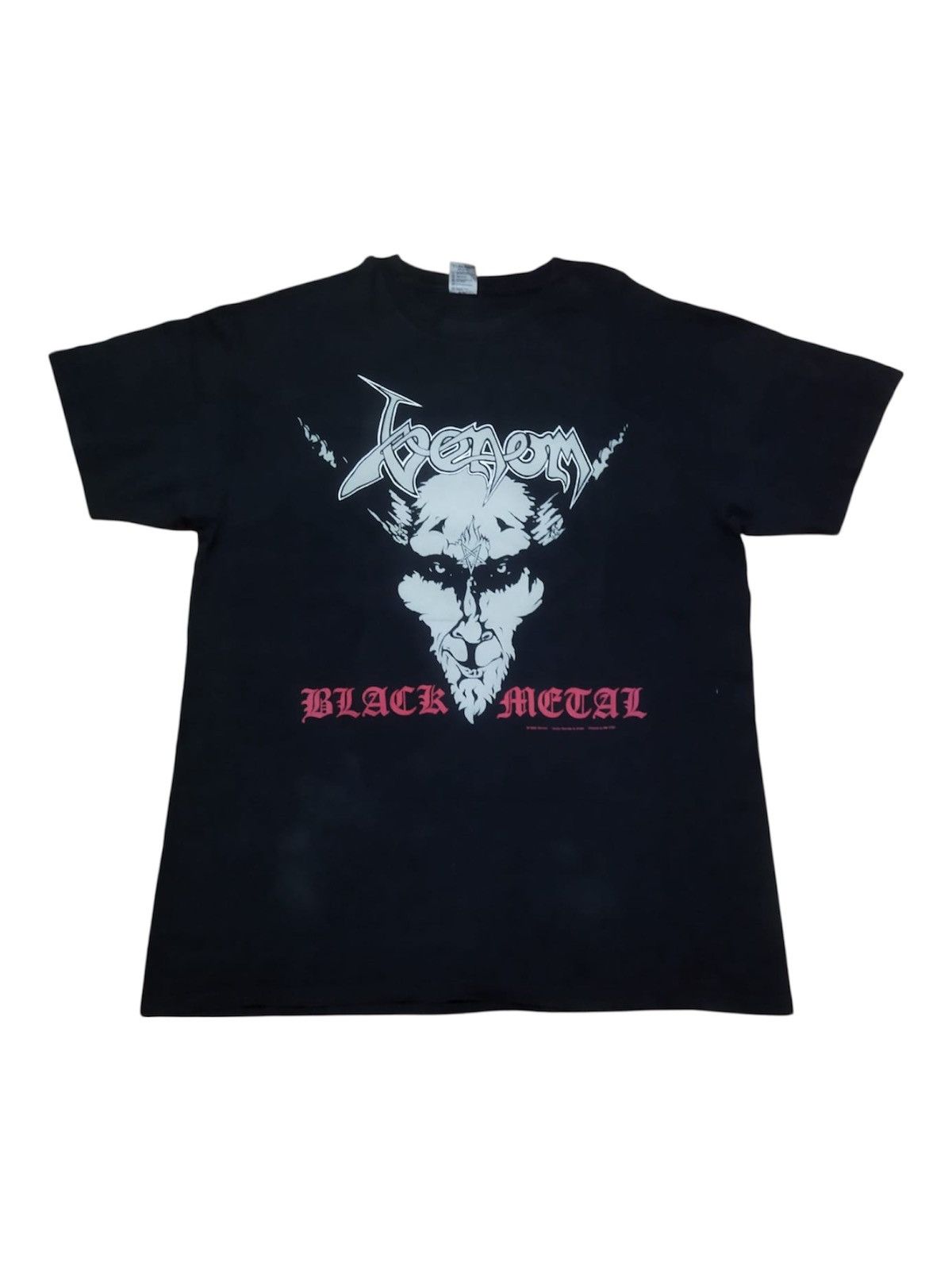 Band Tees Vintage 1990s Venom Black Metal Band Tee Size US XL / EU 56 / 4 - 1 Thumbnail