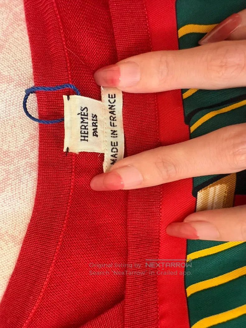 Hermes Hermes Cashmere and mulberry silk dress, lightweight Size XS / US 0-2 / IT 36-38 - 2 Thumbnail