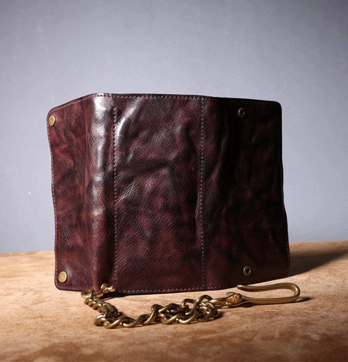 Japanese Brand × Leather Long Clutch Leather Wallet Size ONE SIZE - 2 Thumbnail