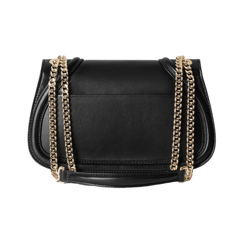Gucci GUCCI Blondie Medium Black Leather Shoulder Bag Size ONE SIZE - 3 Thumbnail