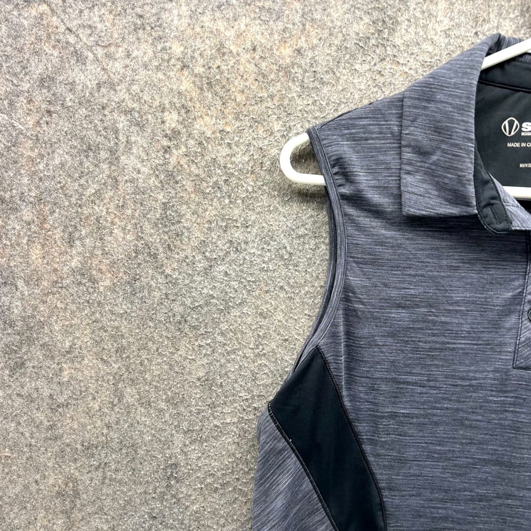 Vintage Sunice Polo Shirt Womens Medium Gray Sleeveless Stretch Activewear Tank Shirt Size M / US 6-8 / IT 42-44 - 5 Thumbnail