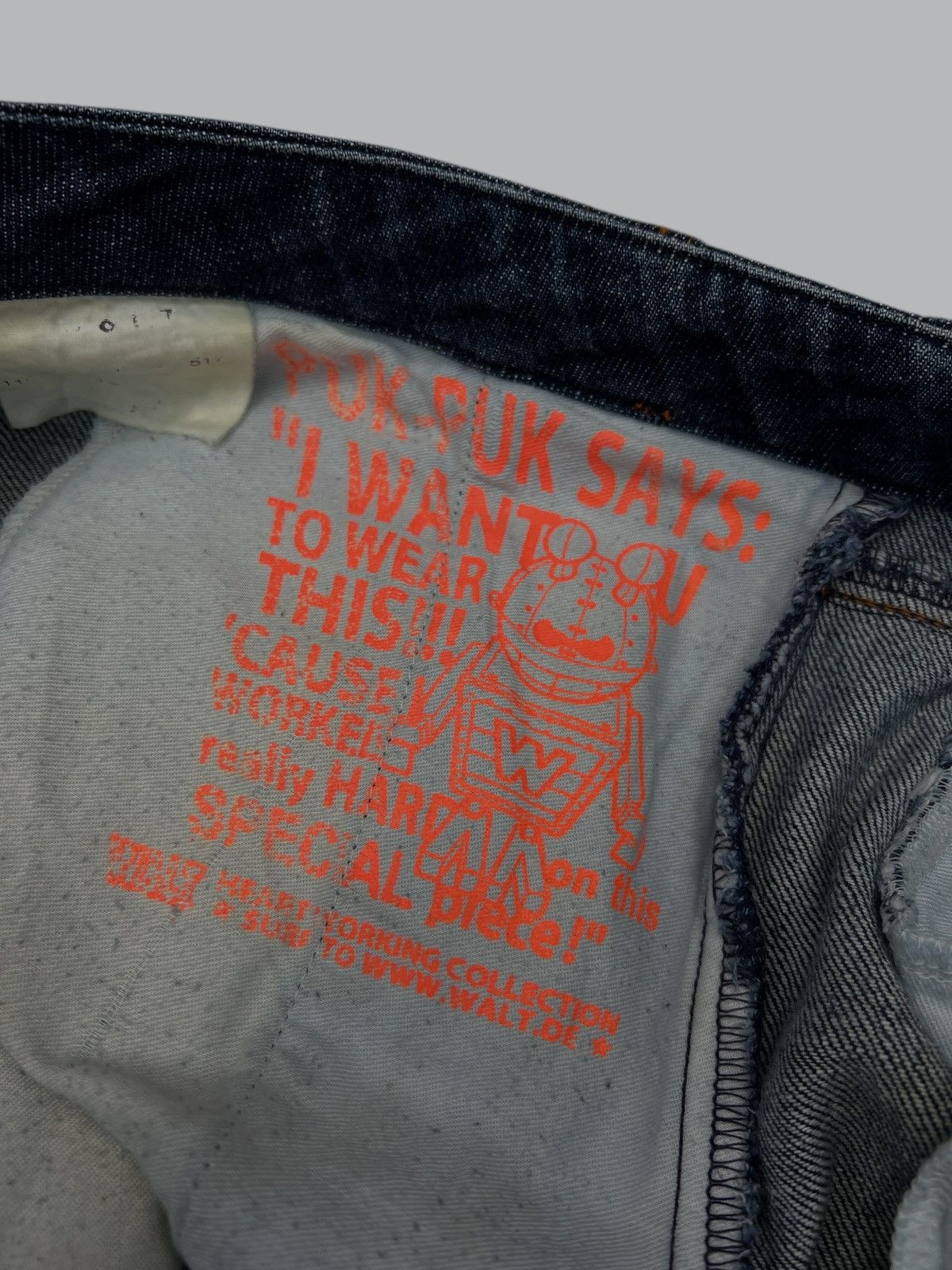 Walter Van Beirendonck Archive 90’s Walter Van Beirendonck Stone Wash Baggy Jeans Size US 31 - 7 Thumbnail