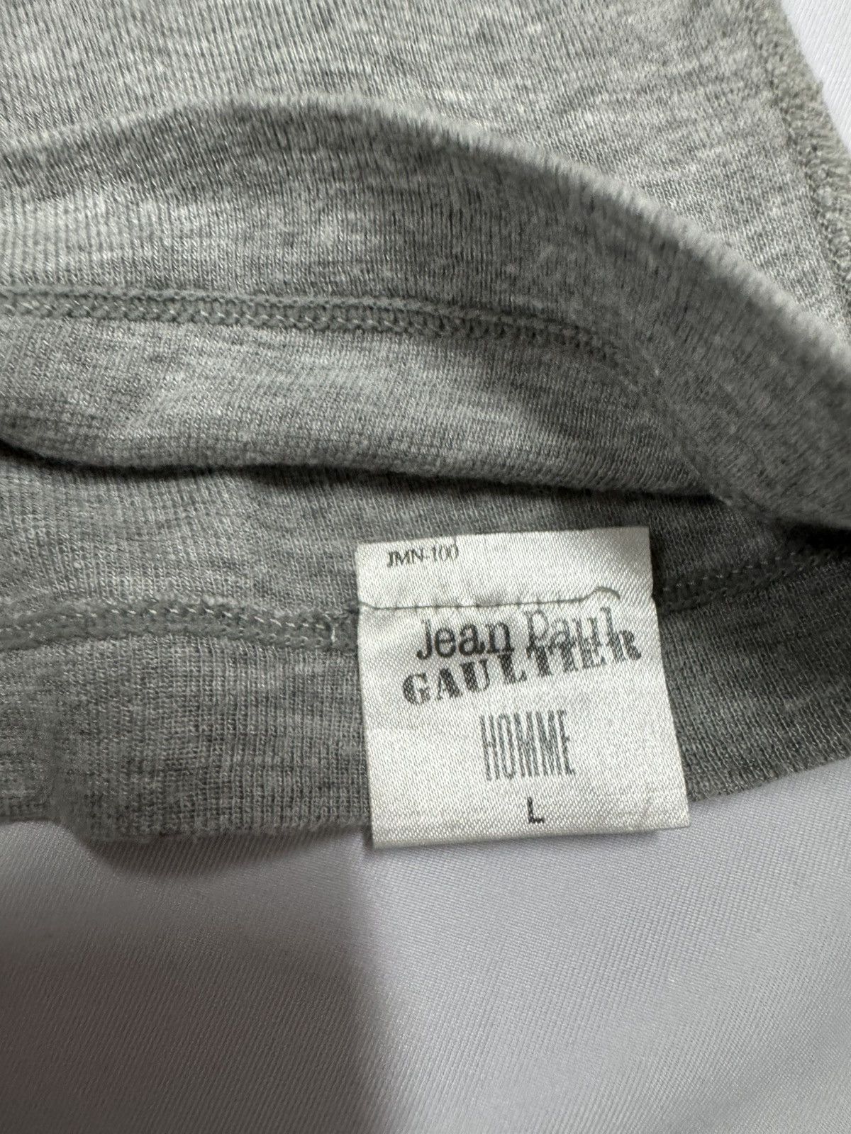 Jean Paul Gaultier × Vintage Vtg🔥Jean Paul Gaultier Homme Corp Basic Tee Size US L / EU 52-54 / 3 - 12 Thumbnail