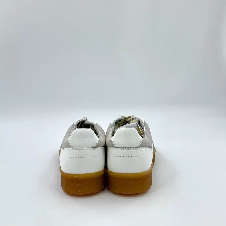 Maison Margiela Maison Margiela White leather lace-up casual flat board sh Size US 6.5 / IT 36.5 - 4 Thumbnail