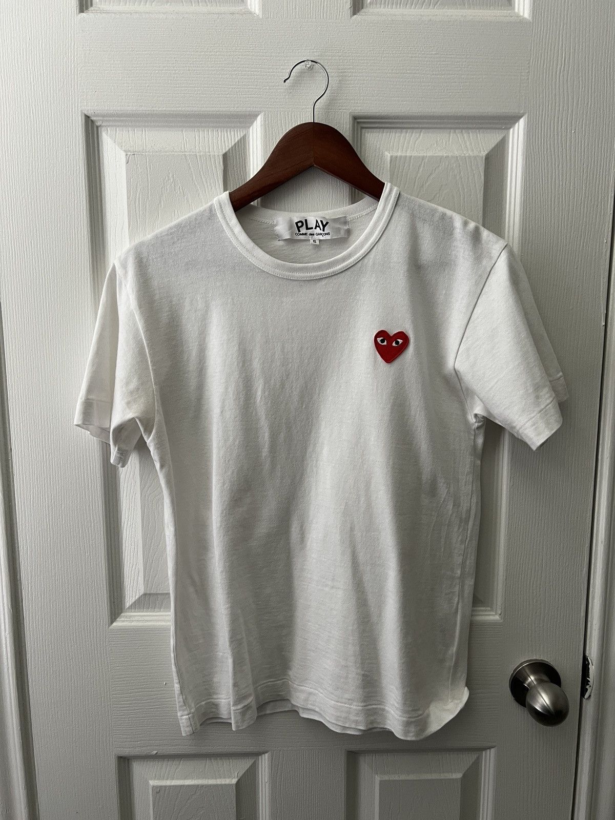 Comme des Garcons PLAY CDG Play Single Heart T-Shirt Size US S / EU 44-46 / 1 - 1 Thumbnail