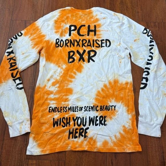 Born X Raised × Designer NEW BORNxRAISED ORANGE TIE DYE LONG SLEEVE SZ SMALL S Size US S / EU 44-46 / 1 - 4 Thumbnail