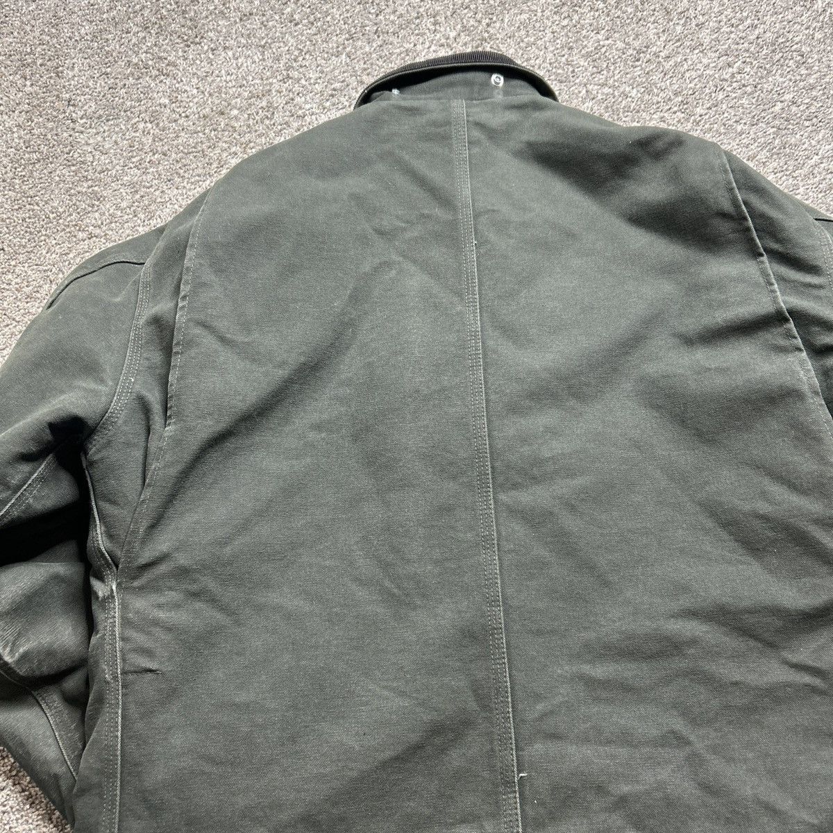 Carhartt × Vintage Carhartt c26 mos green workwear faded jacket Size US L / EU 52-54 / 3 - 10 Thumbnail