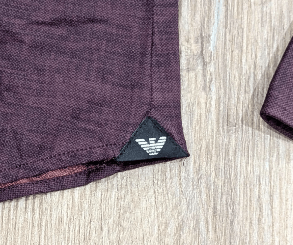 Emporio Armani Emporio Armani Stretch LS Button Up Shirt Dark Red Large Size US L / EU 52-54 / 3 - 3 Thumbnail