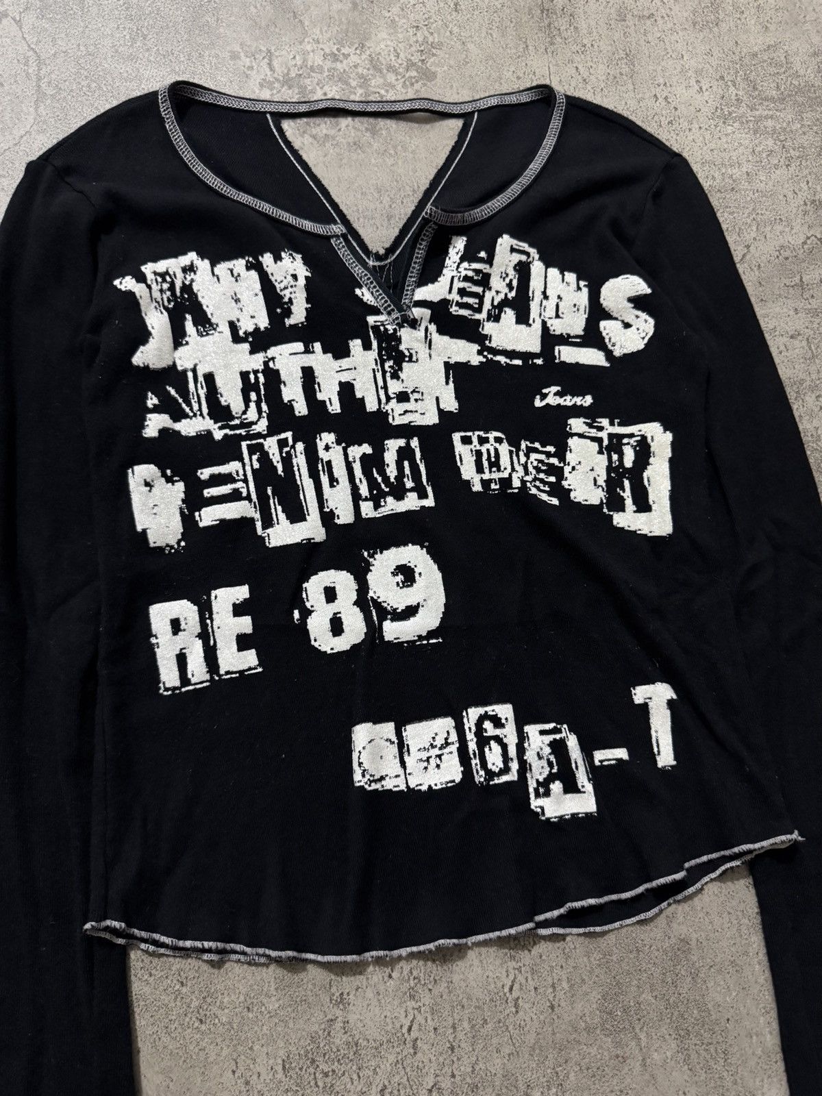 Hysteric Glamour Y2k crop top ifsixwasnine style longsleeve Size S / US 4 / IT 40 - 2 Thumbnail