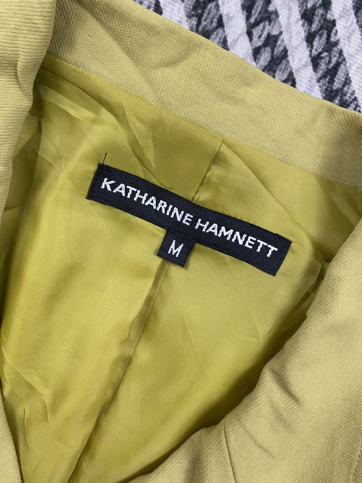 Katharine Hamnett London Vintage Katherine Hamnett Double Collar Cropped Blazer Size S / US 4 / IT 40 - 7 Thumbnail