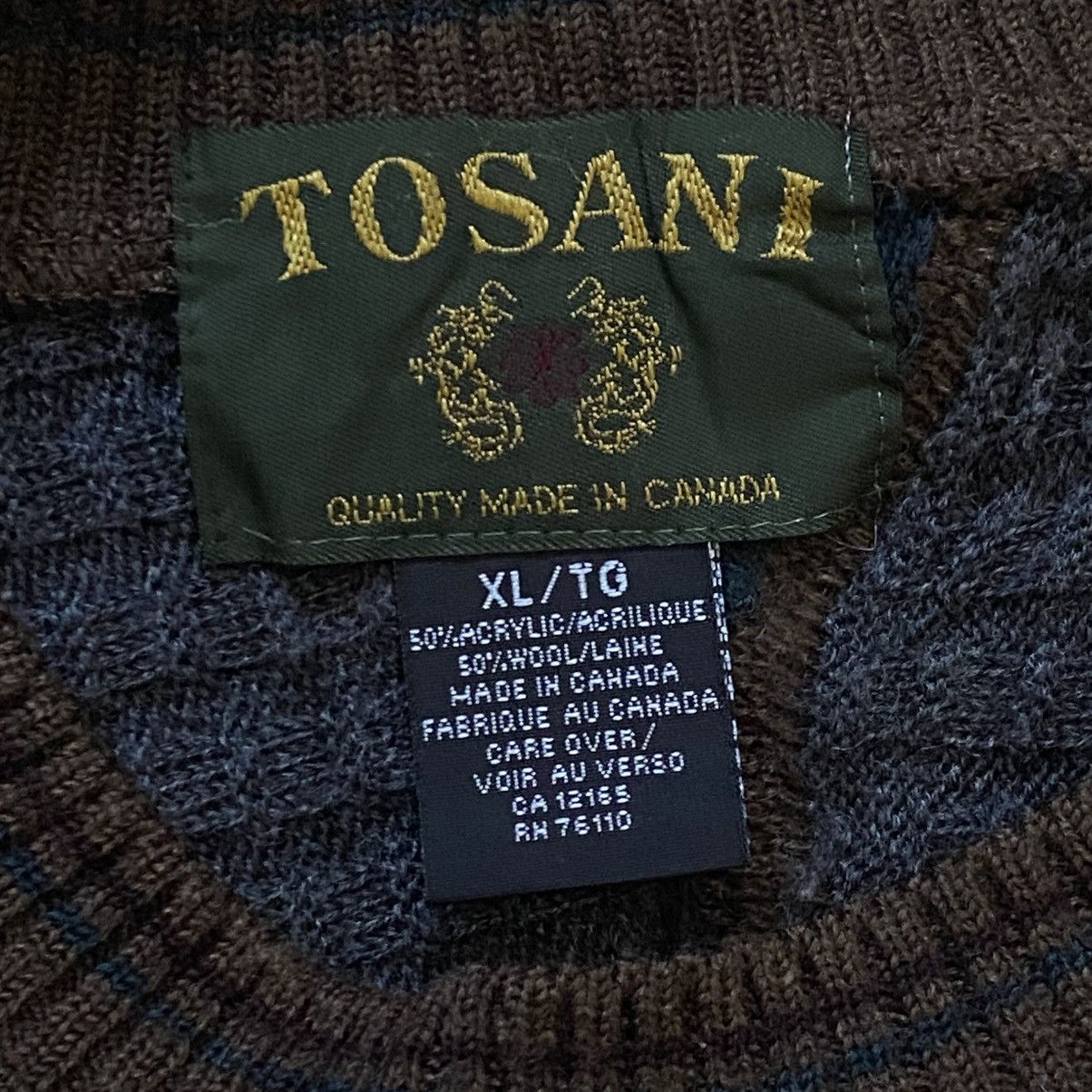 Other Vintage Coogi Style Tosani Knit Sweater Size US XL / EU 56 / 4 - 3 Thumbnail