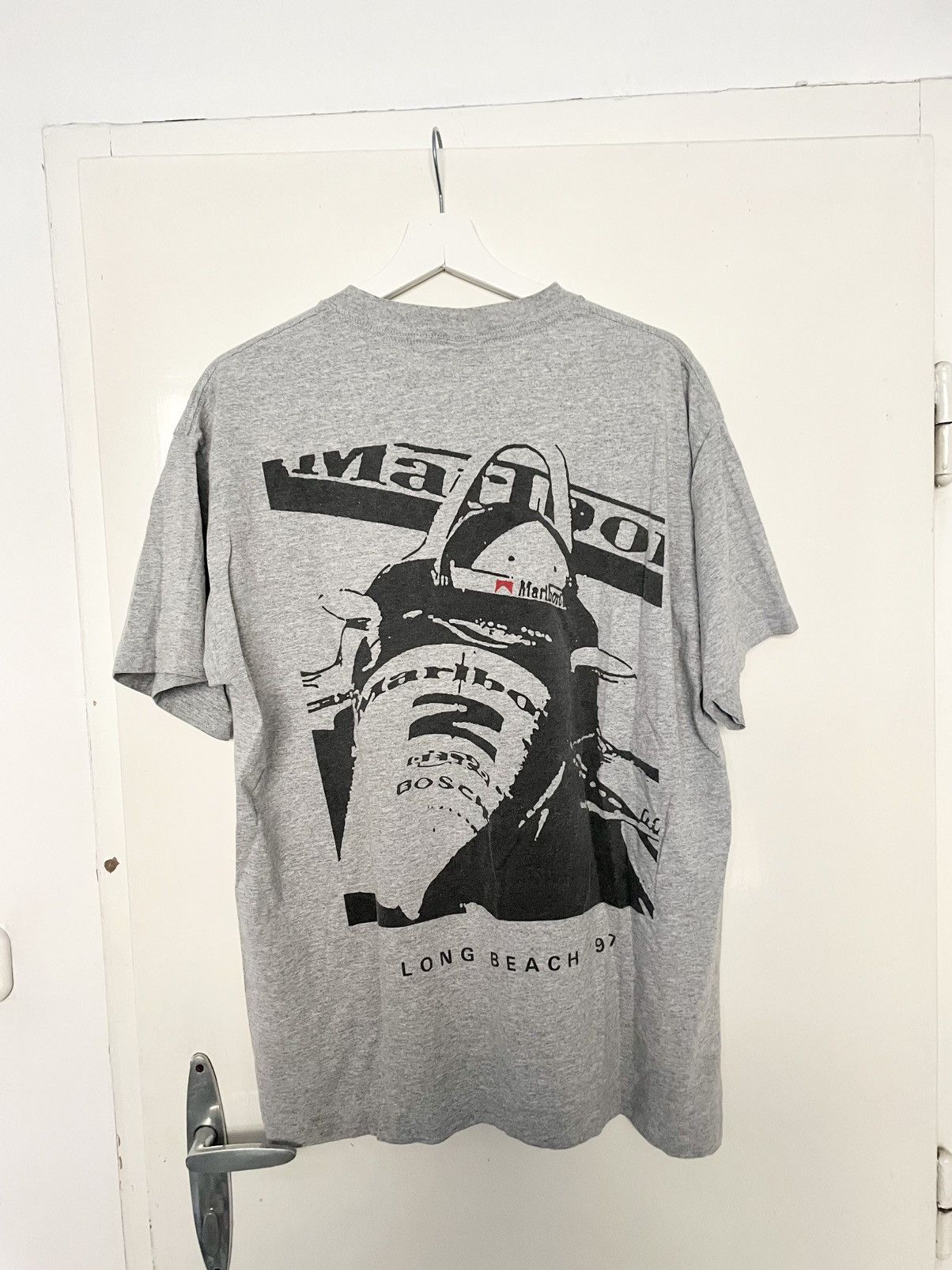 Marlboro × Vintage Marlboro 1997 formula-1 long beach vintage t-shirt Size US XL / EU 56 / 4 - 1 Thumbnail
