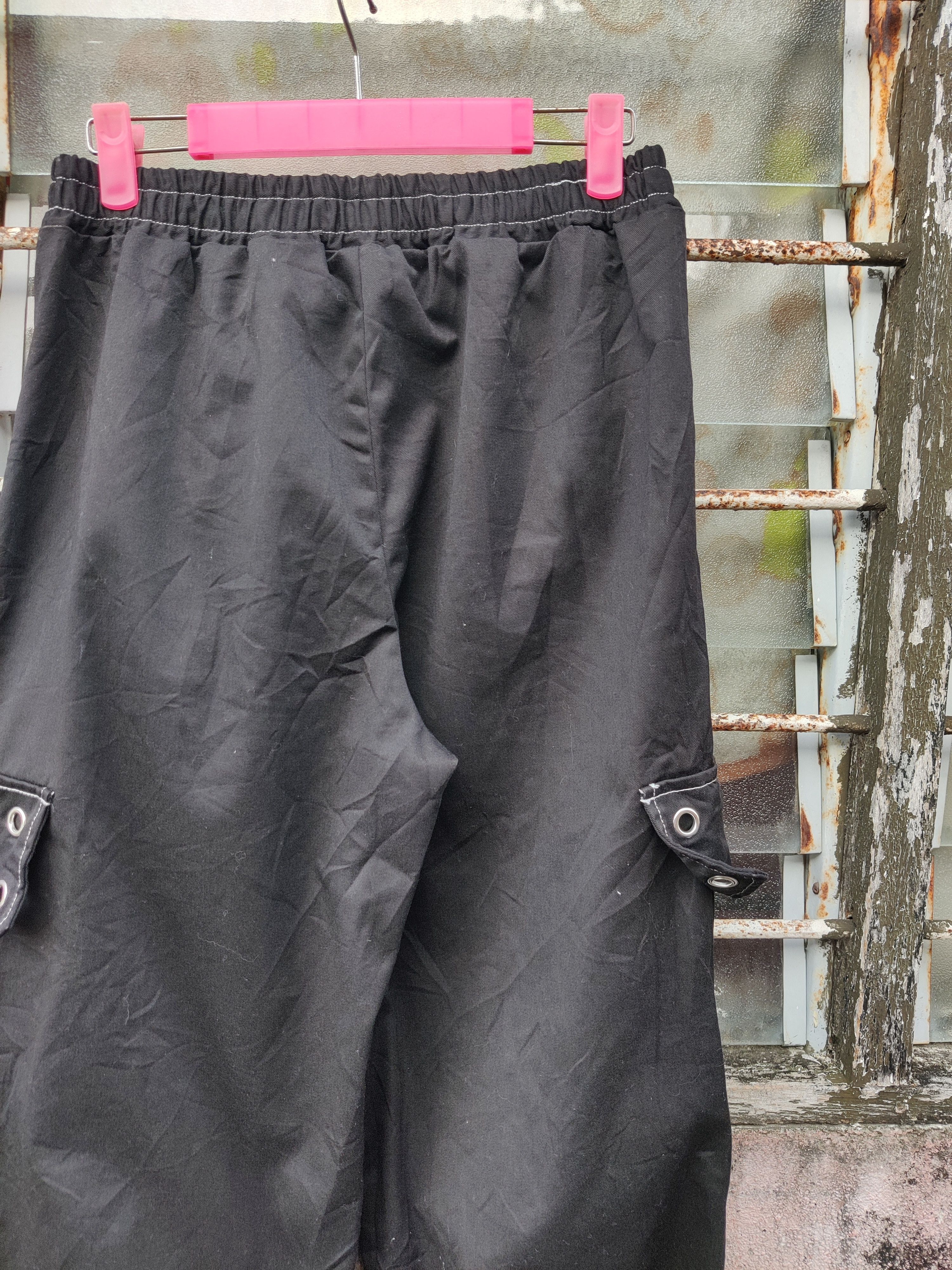 Japanese Brand Vintage Parachute Techwear Cyberpunk Bondage Gothic Pants Size US 32 / EU 48 - 6 Thumbnail