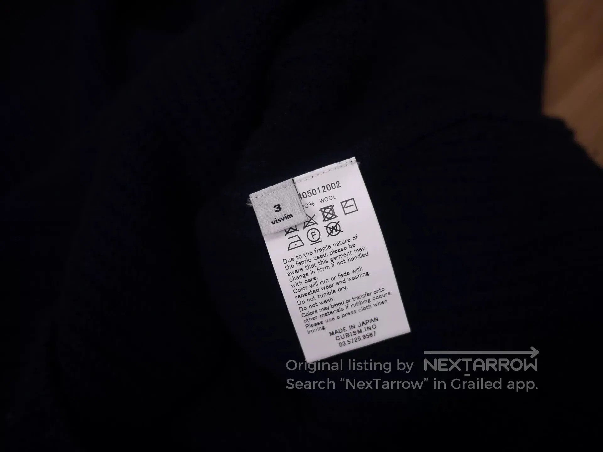 Visvim visvim turtleneck sweater knit in navy. Size US M / EU 48-50 / 2 - 7 Thumbnail