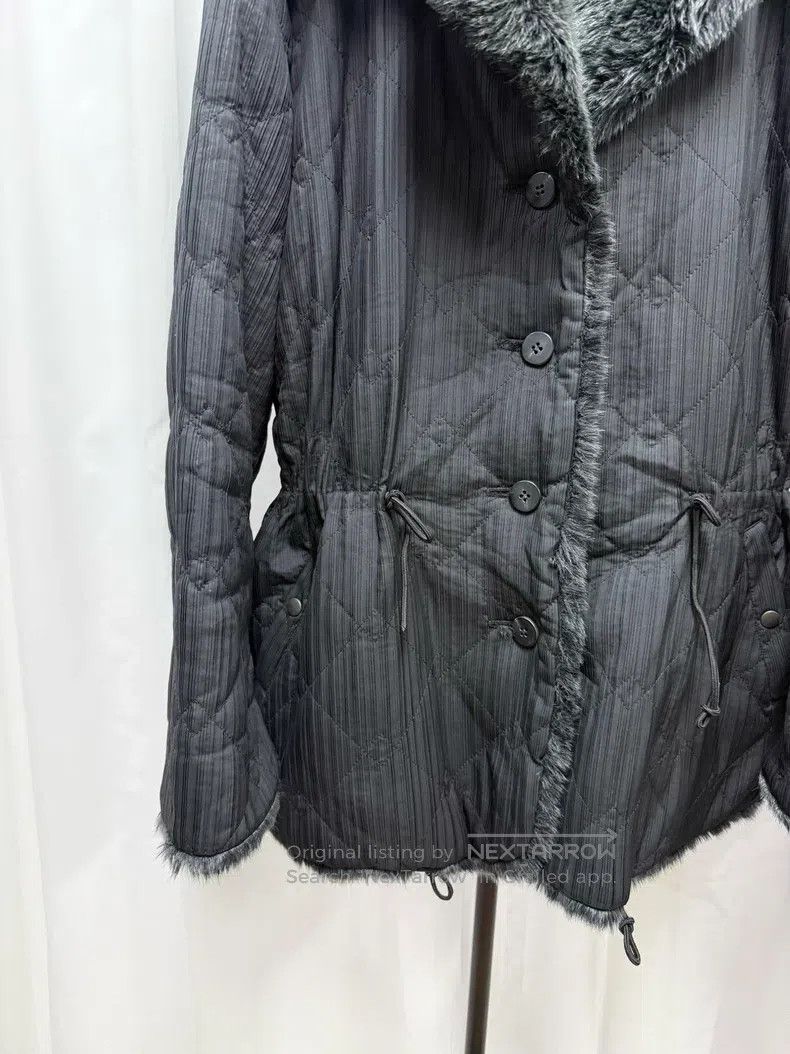Issey Miyake Issey Miyake Fluffy pleated waist-cinching coat Size US M / EU 48-50 / 2 - 4 Thumbnail