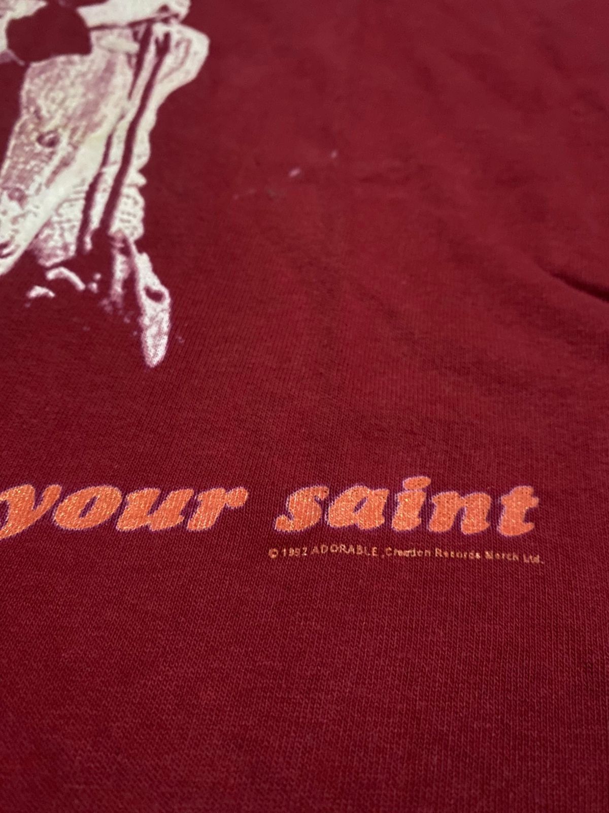Band Tees Vintage Adorable “ill be your saint” Tshirt Size US M / EU 48-50 / 2 - 6 Thumbnail