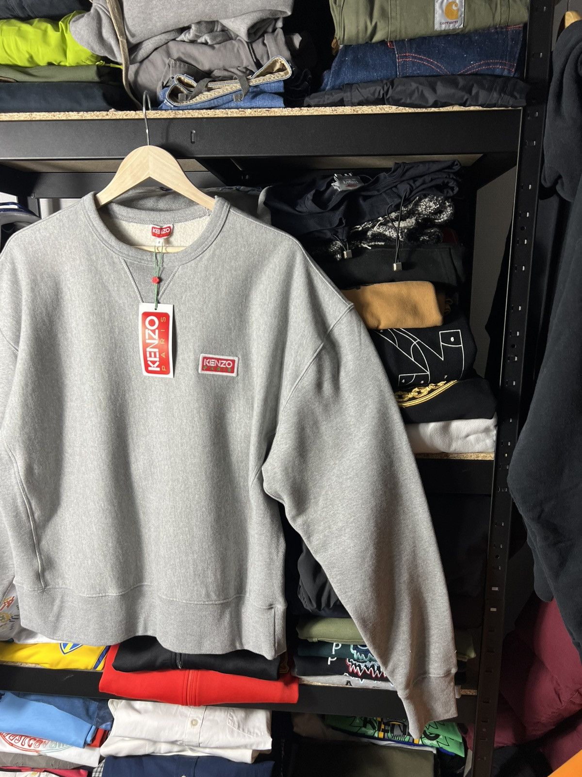 Kenzo 🔥 Kenzo Paris Oversized Sweatshirt — Grey Size S Size US S / EU 44-46 / 1 - 8 Thumbnail