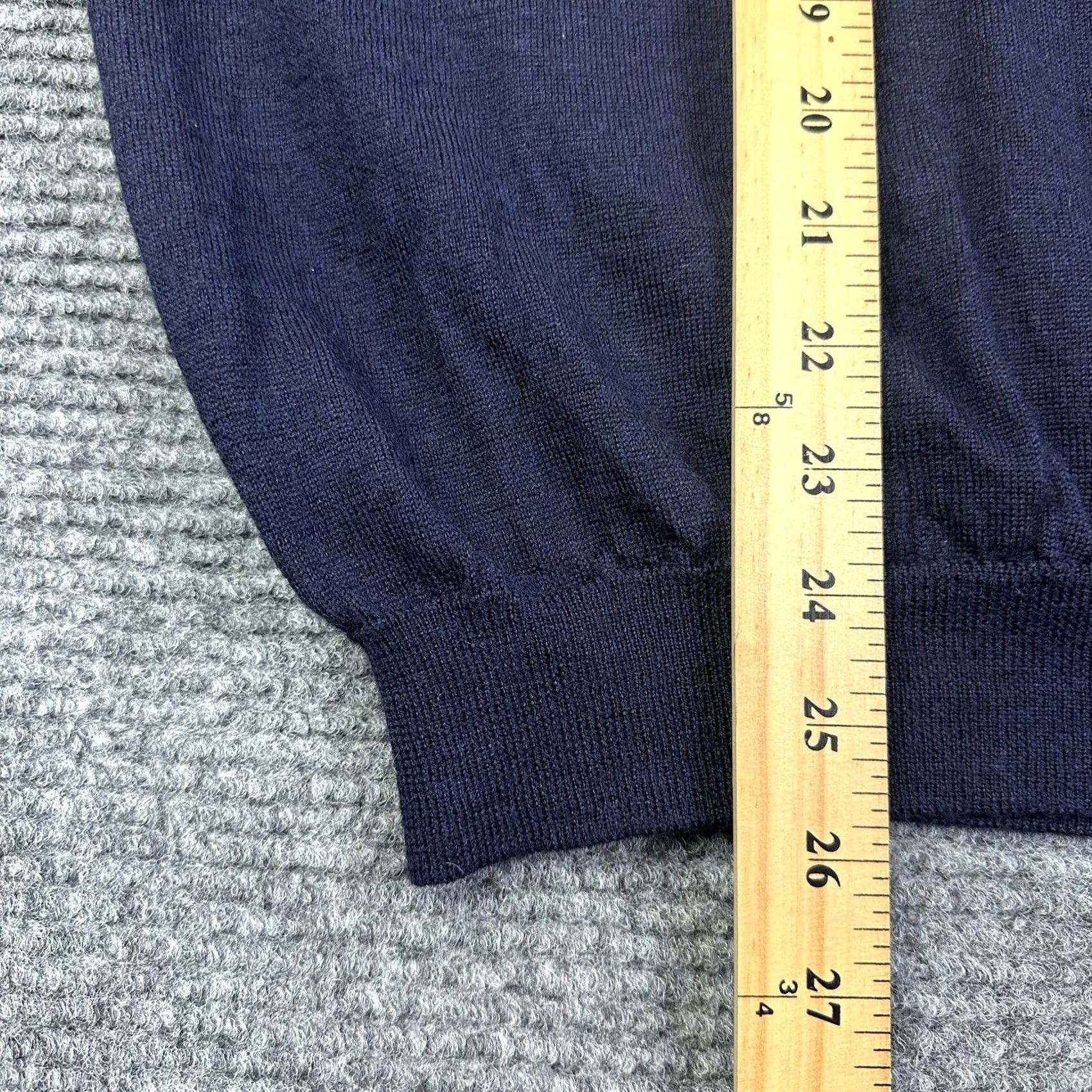 Vintage Cellinni Sweater Mens L Navy Blue Mario Stylish Soft Wool Made Italy Size US L / EU 52-54 / 3 - 5 Thumbnail
