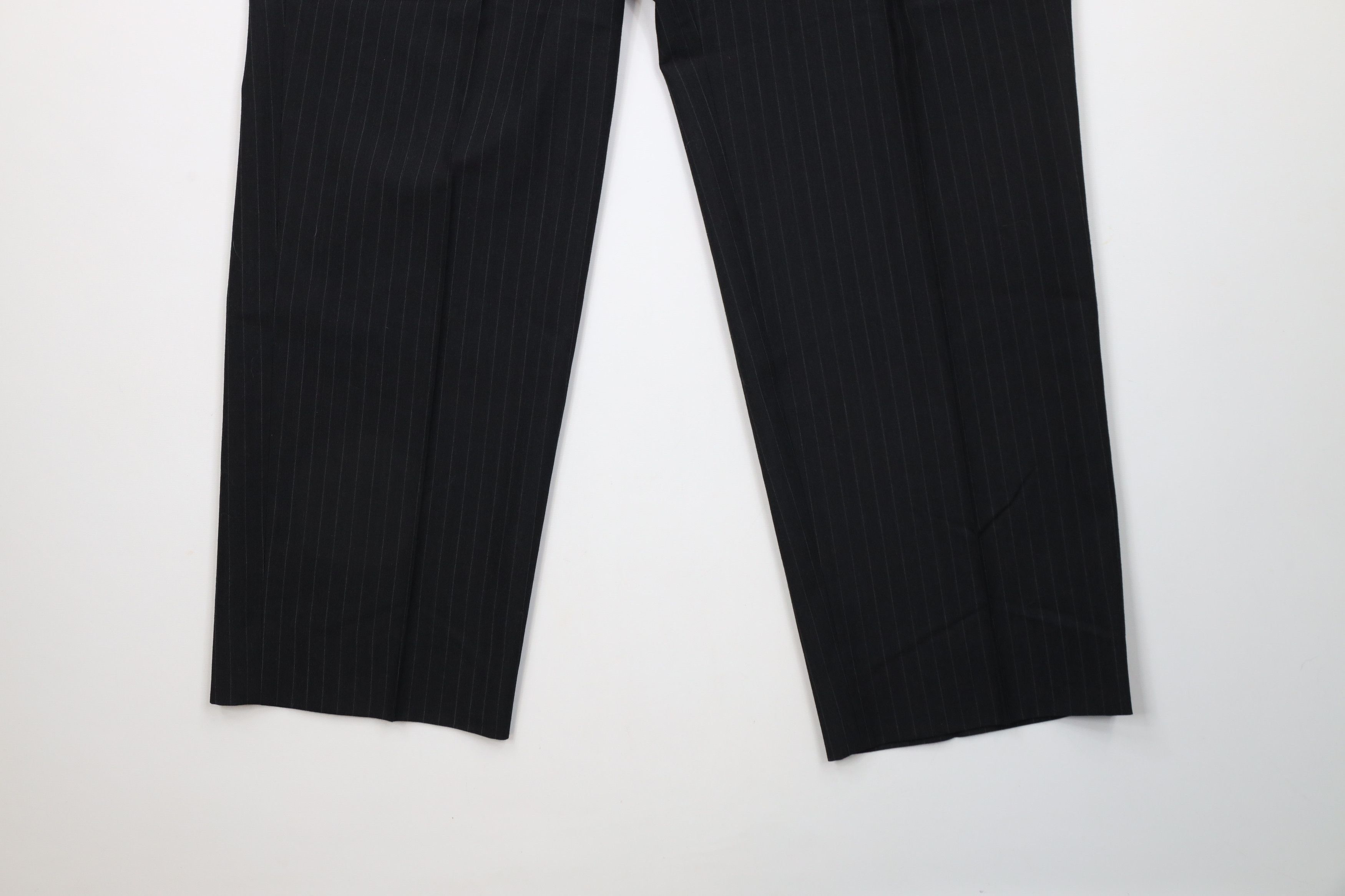 Vintage Vintage 90s Streetwear Blend Pinstriped Wide Leg Chino Pants Size US 36 / EU 52 - 4 Thumbnail