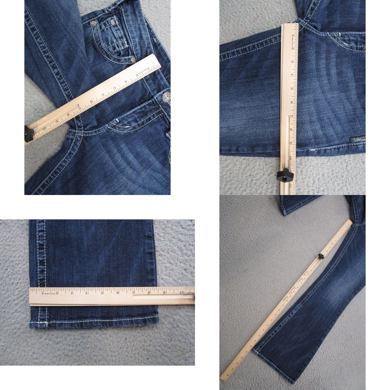 Silver Jeans Co. Silver Jeans Co Aiko Bootcut Blue Stretch Denim Jeans Women's 31x31 Y2K Size 31 Blue Bootcut Denim Women’s Jeans Y2K Stretch Aiko Silver Jeans Co Size 24" / US 00 / IT 34 - 8 Thumbnail